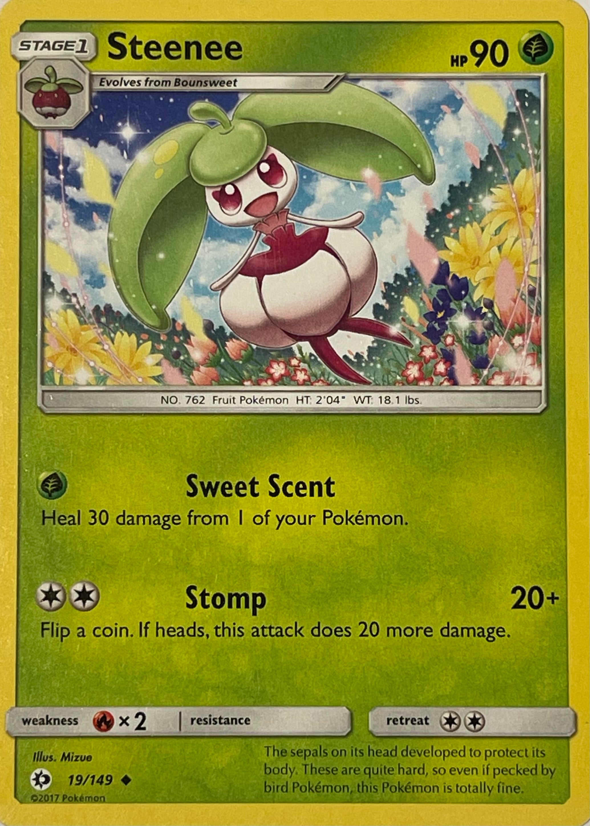 Pokemon Tcg Steenee 19/149