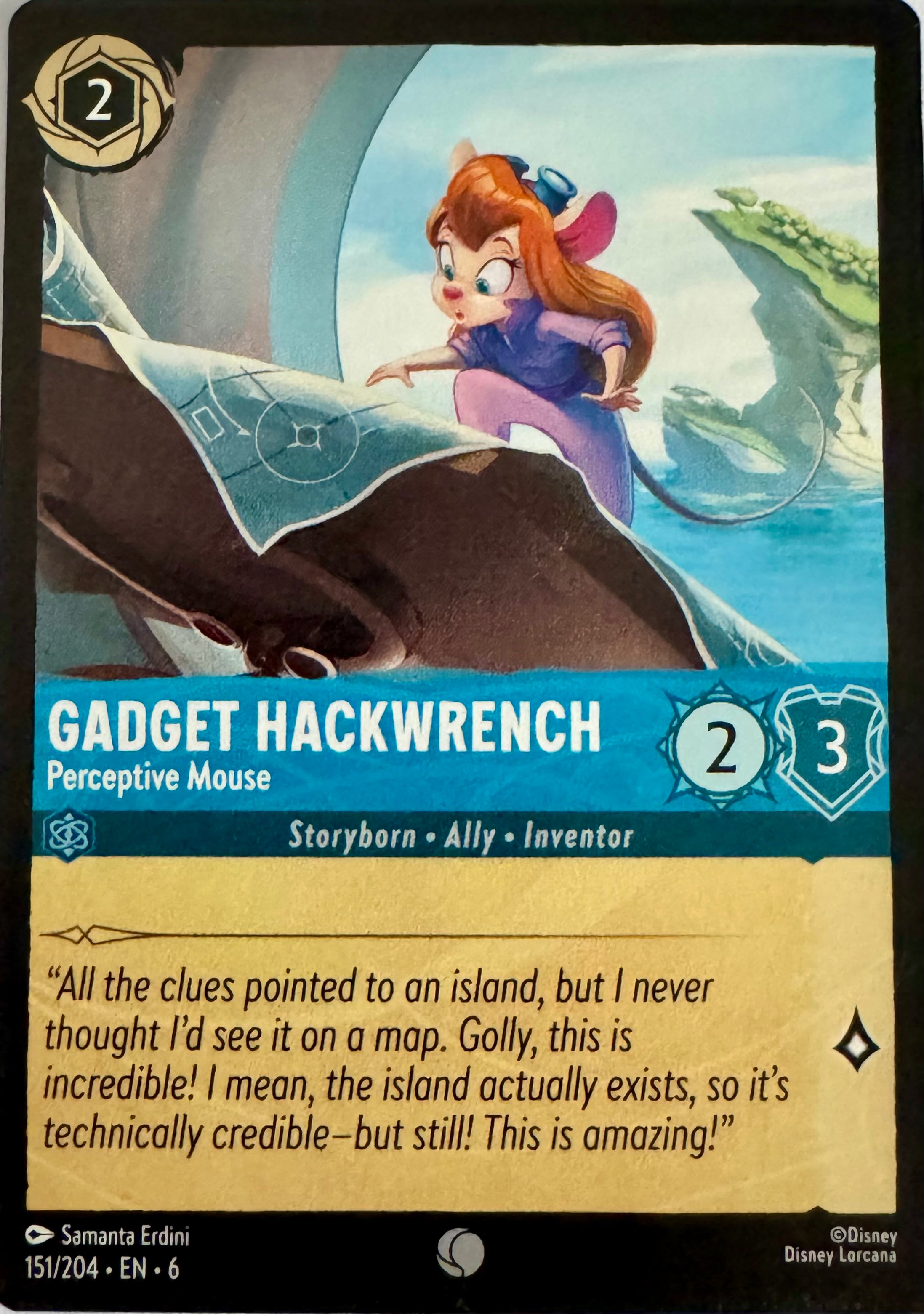 Disney Lorcana Gadget Hackwrench 151/204