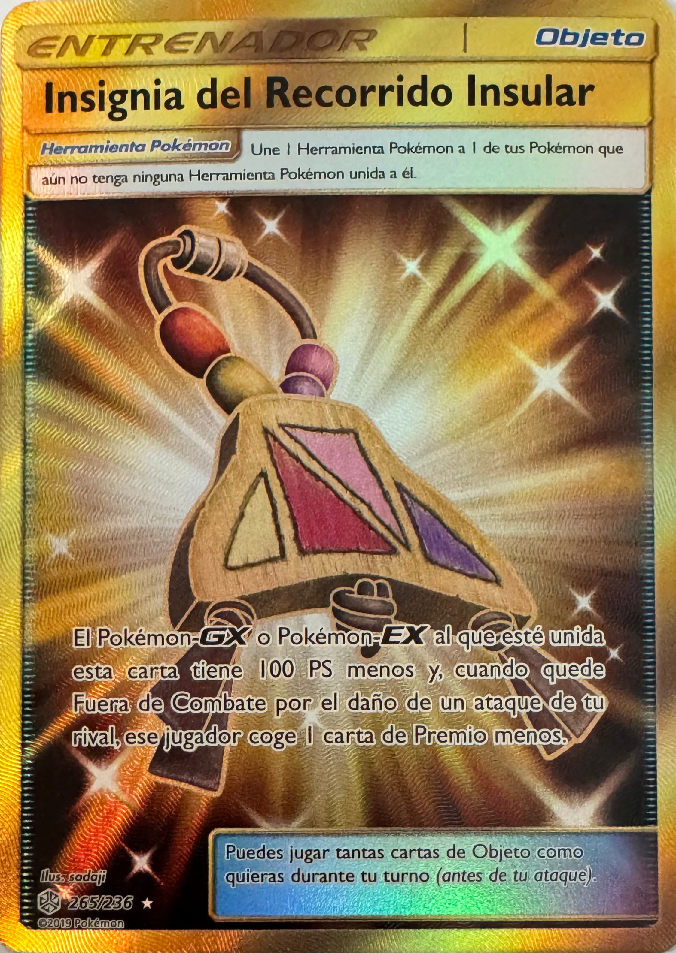 Pokemon Tcg Insignia Del Recorrido Insular 265/236