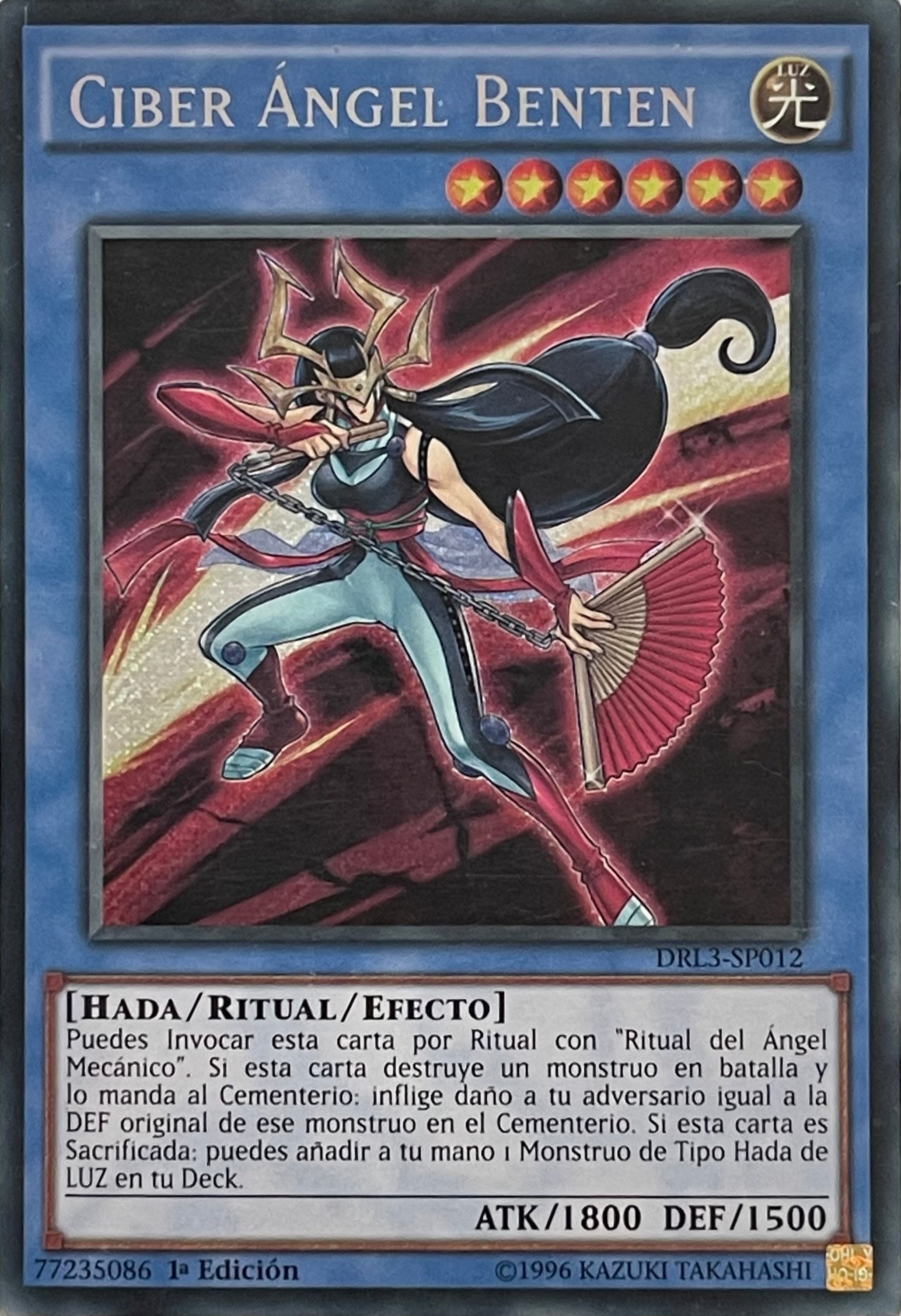 Yugioh! Ciber Ángel Benten DRL3-SP012 1ra Edición Secreta