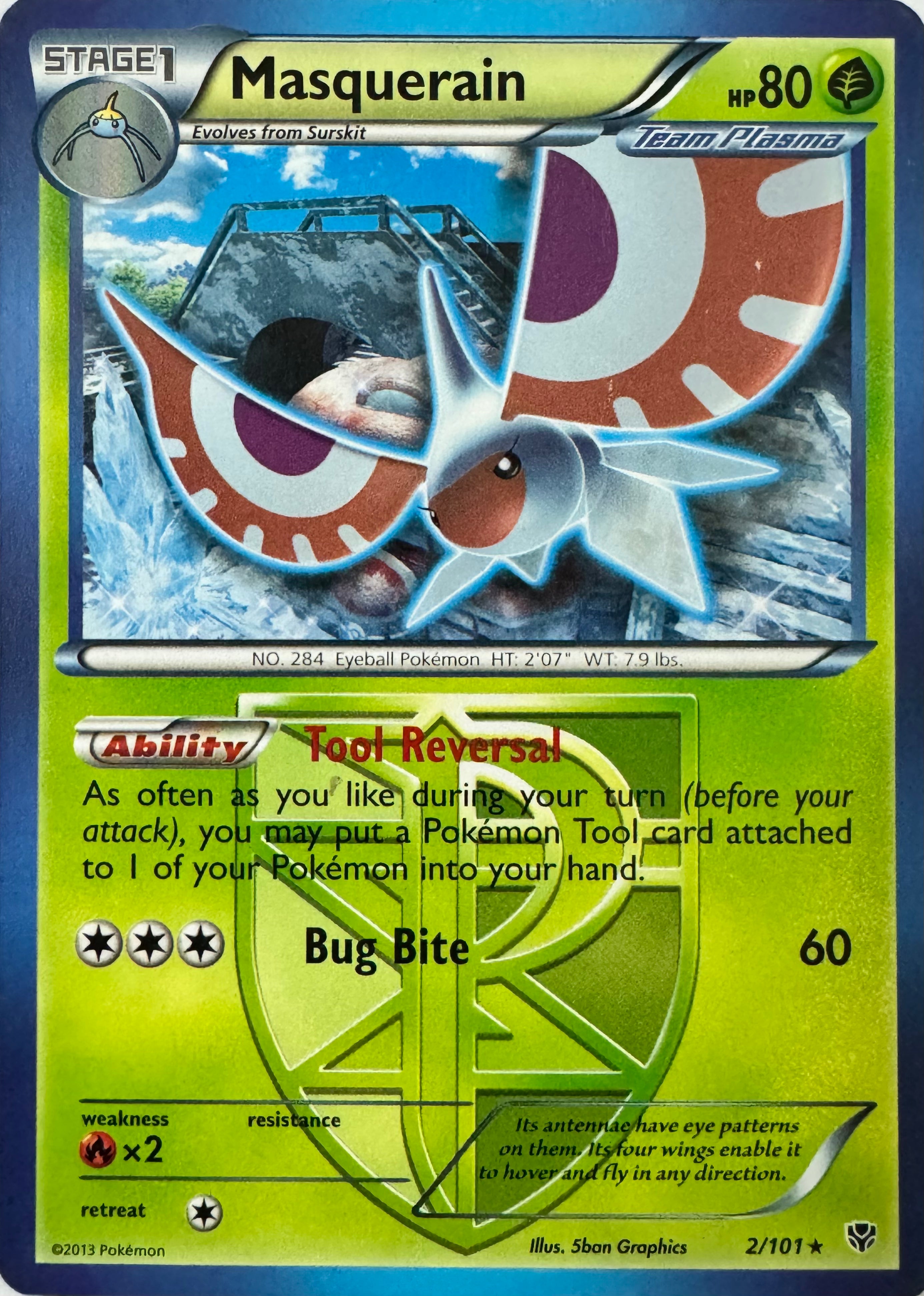 Pokemon Tcg Masquerain 2/101