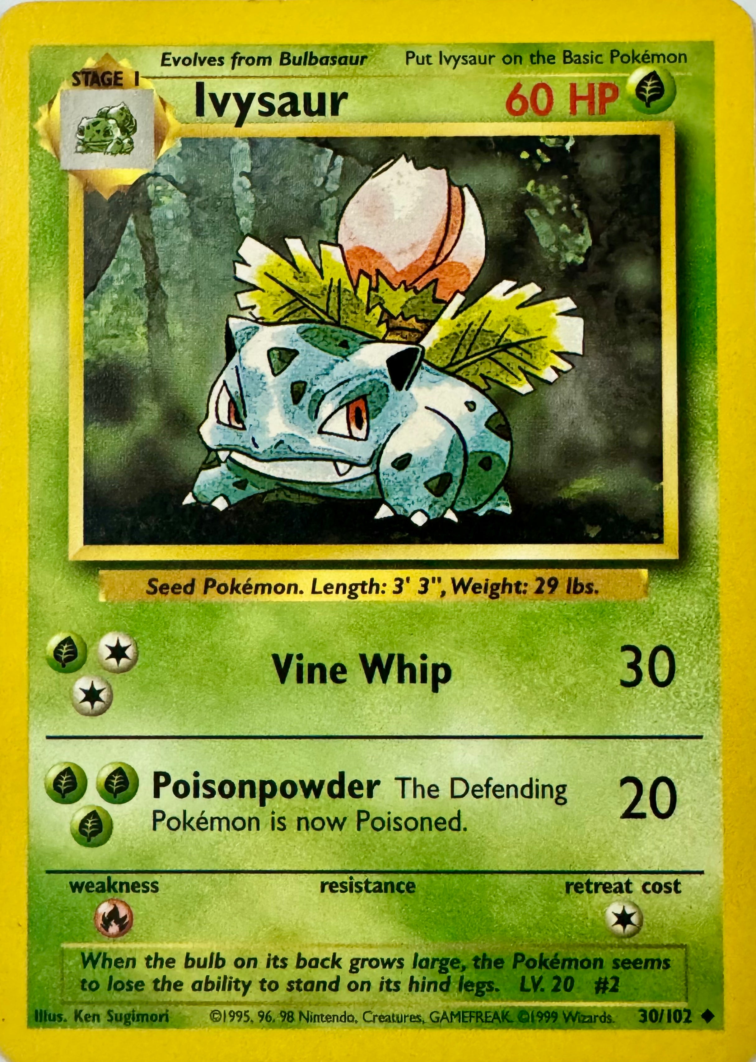 Pokémon Tcg Ivysaur 30/102