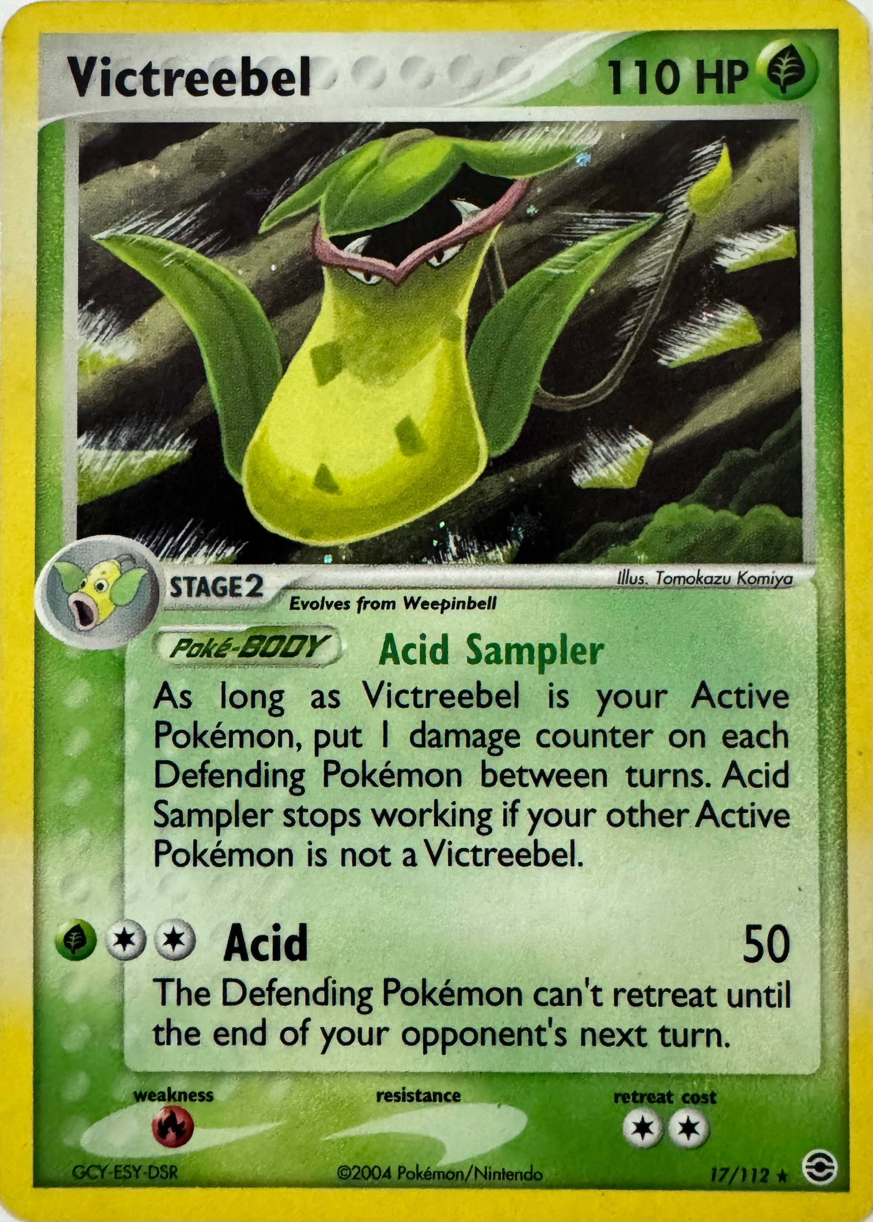 Pokemon Tcg Victreebel 17/112 Holo