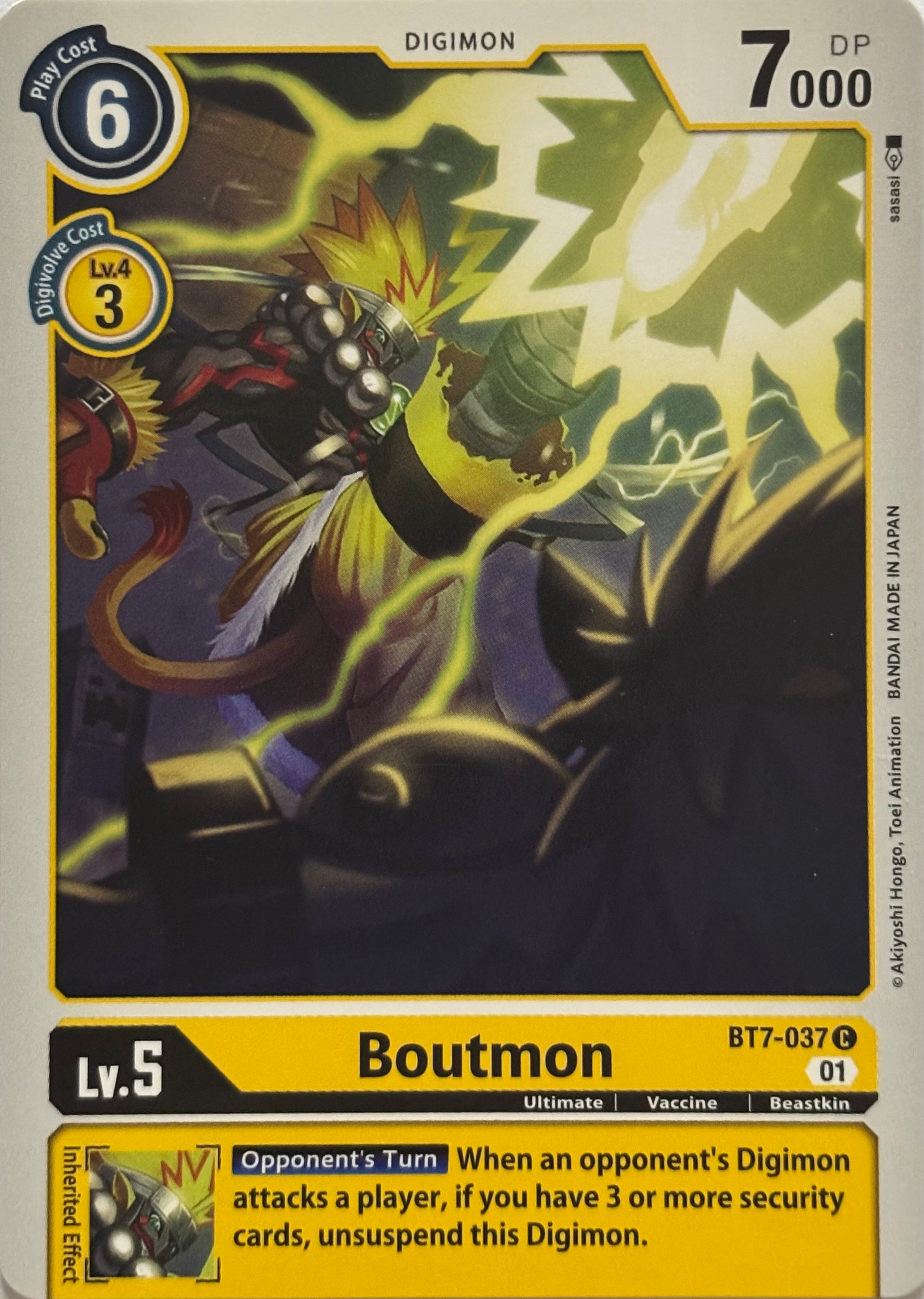 Digimon Tcg Boutmon BT7-037