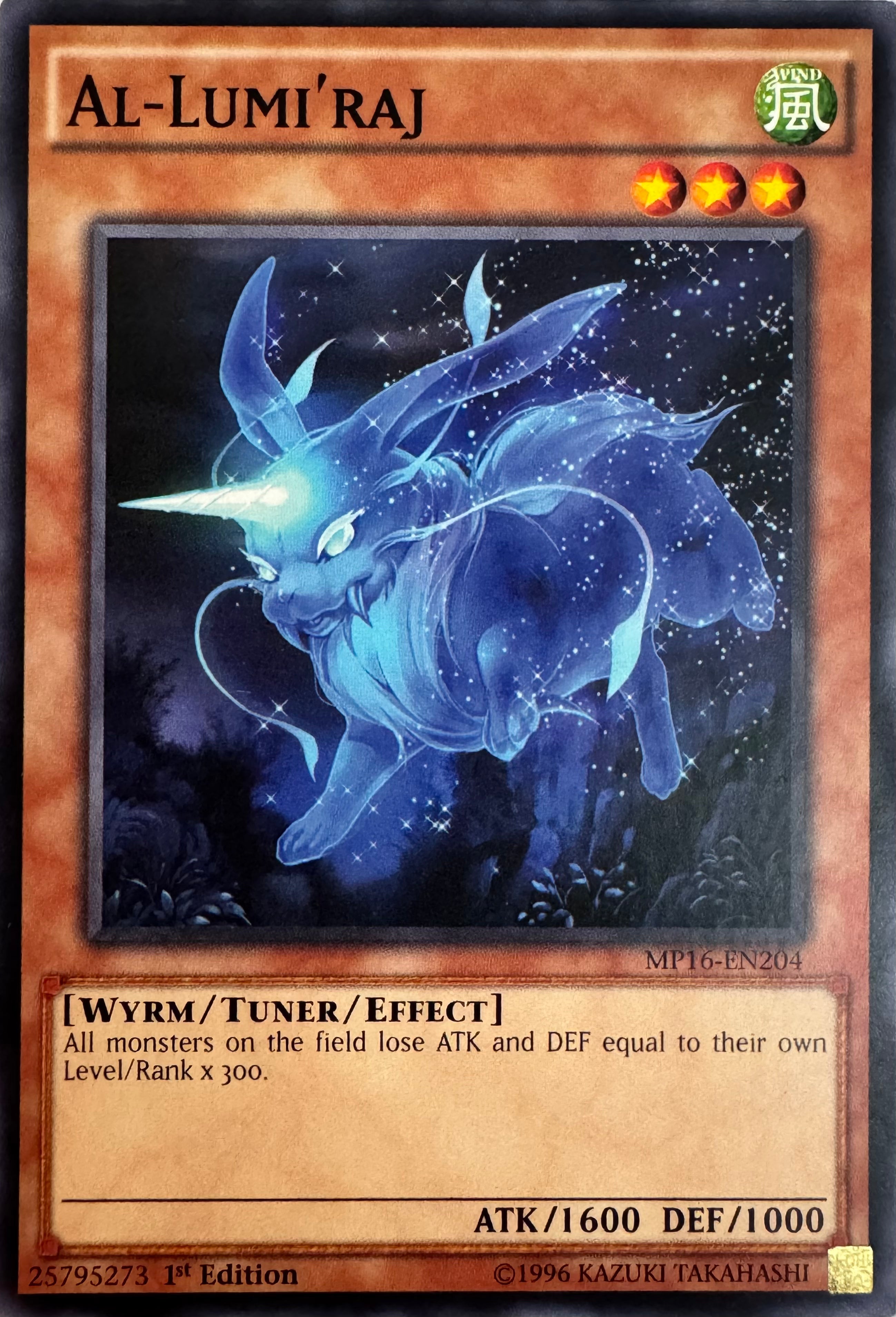Yugioh! Al-Lumi’Raj Mp16-en204 1st Edition