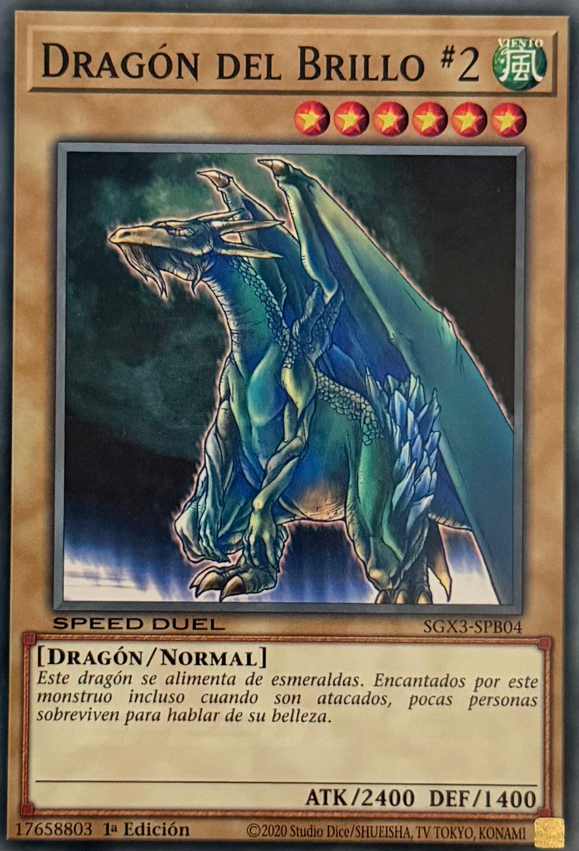 Yugioh! Dragón Del Brillo #2 SGX3-SPB04