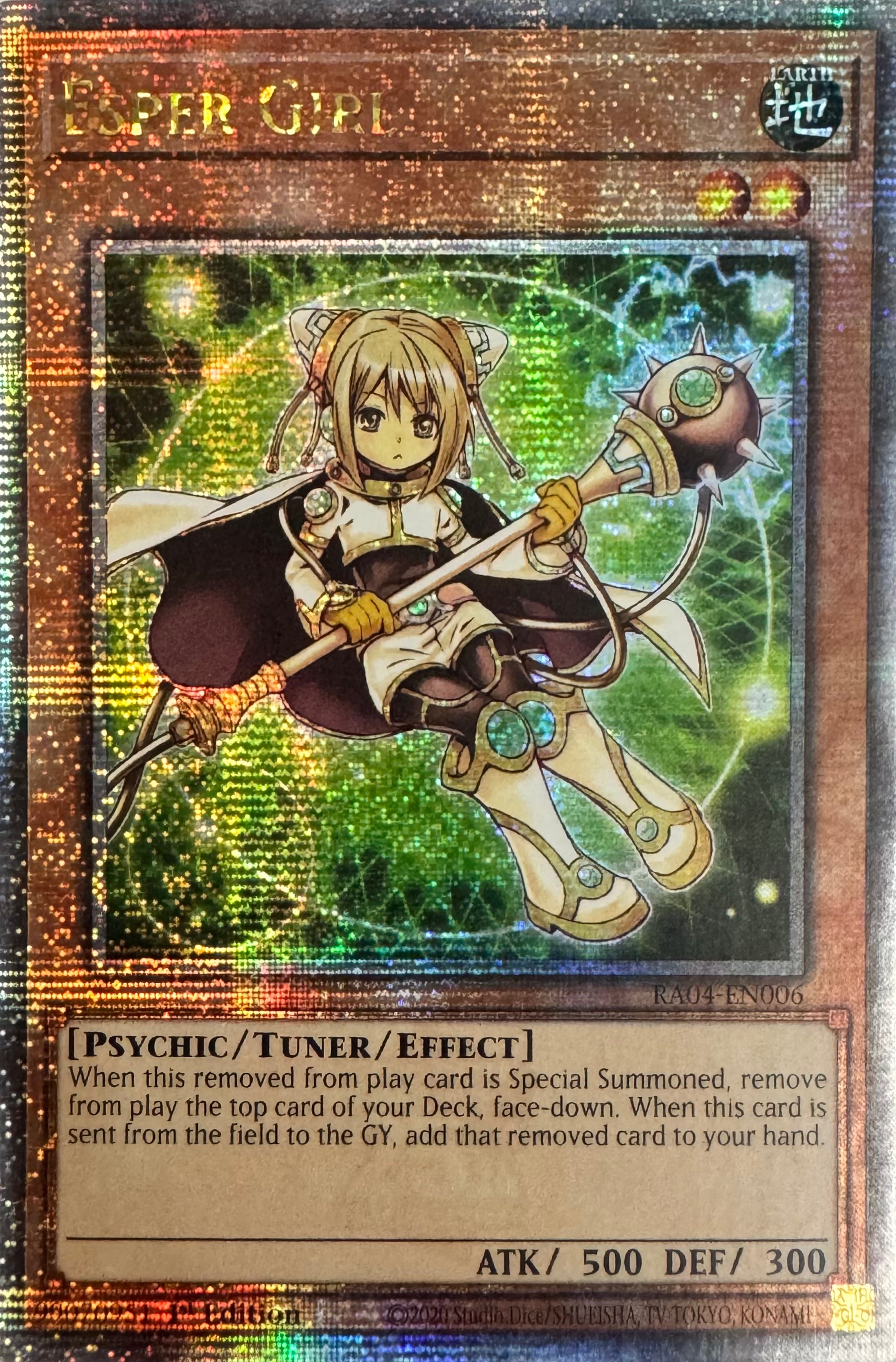 Yugioh! Espero Girl Ra04-en006 1st Edition Quarter