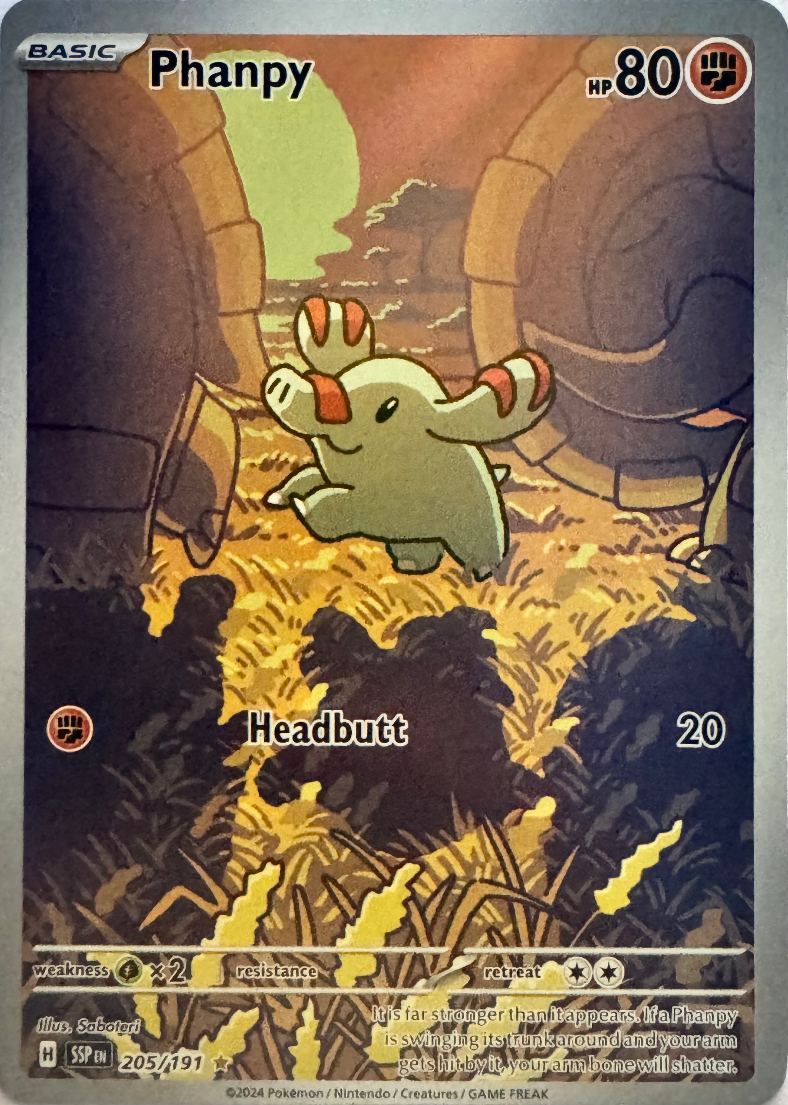Pokemon Tcg Phanpy 205/191