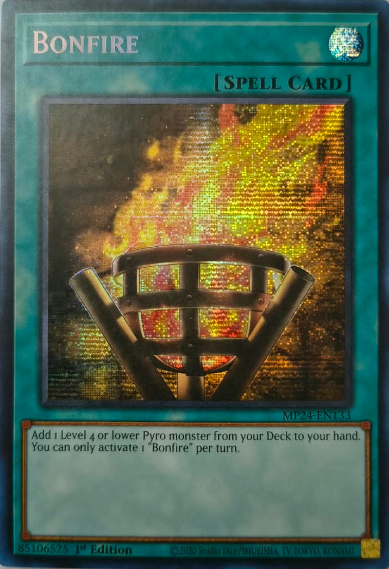Yugioh! Bonfire MP24-EN133 1st Edition Prismatic