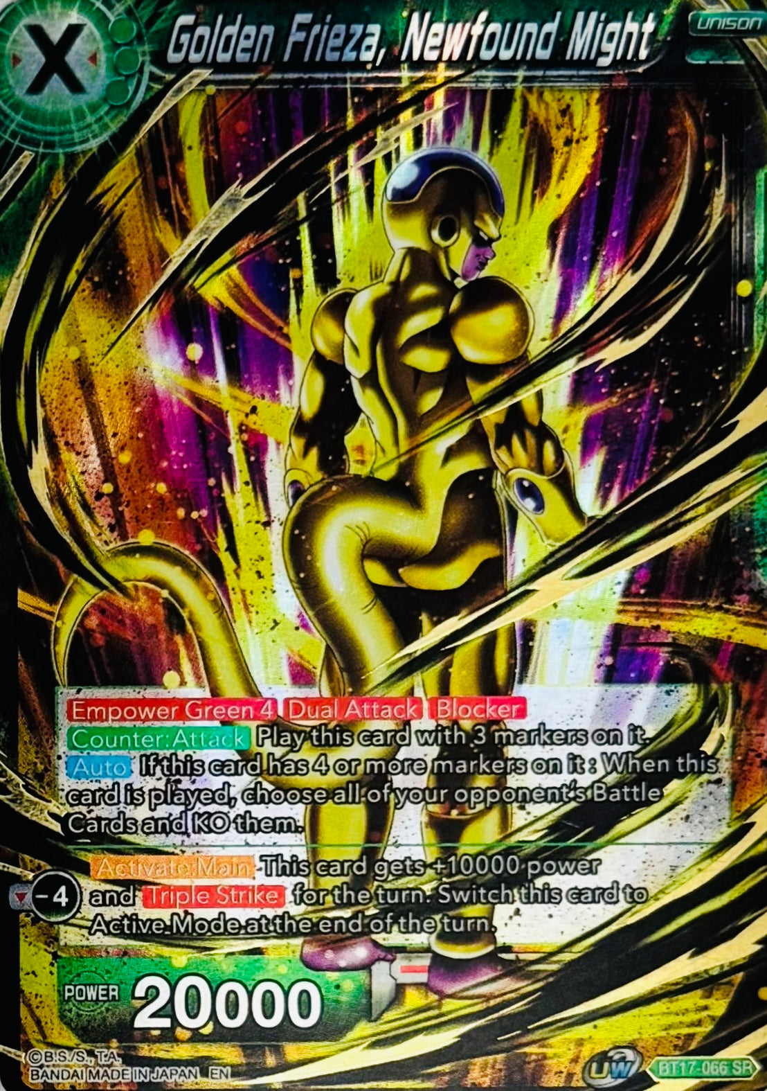 Dragon Ball Tcg Golden Frieza, Newfound Might Bt17-066