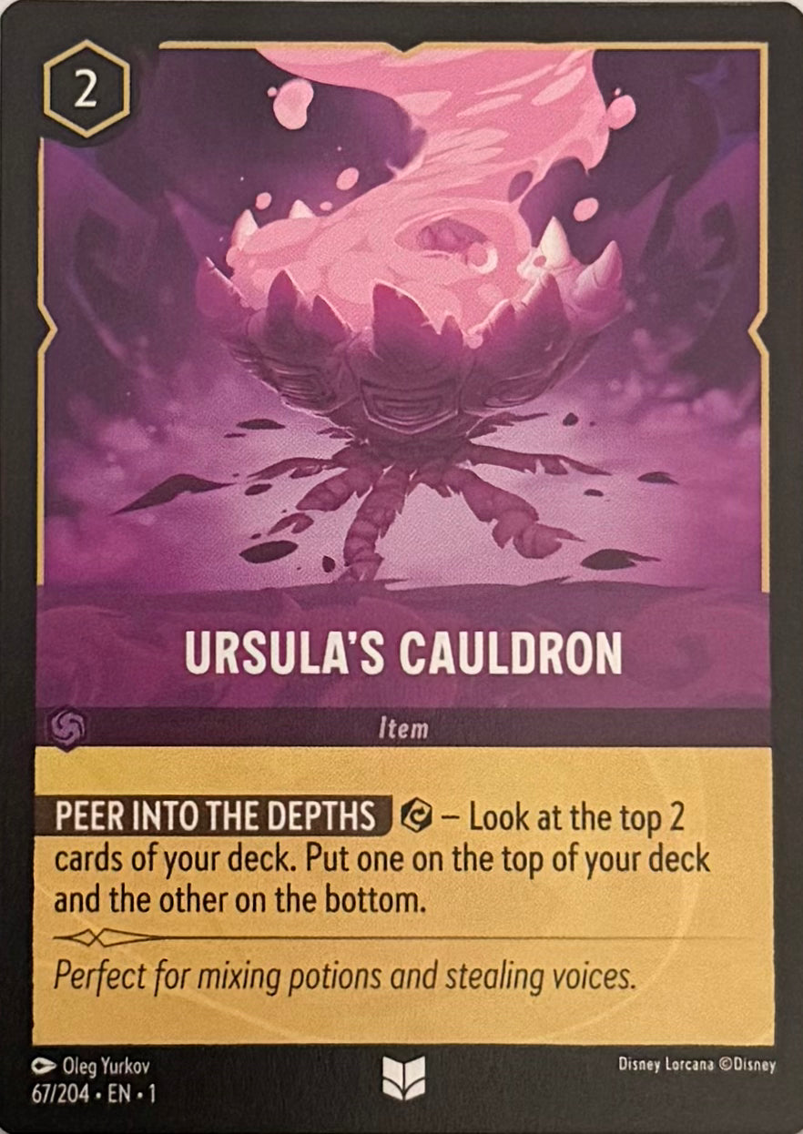 Disney Lorcana Ursula’s Cauldron 67/204
