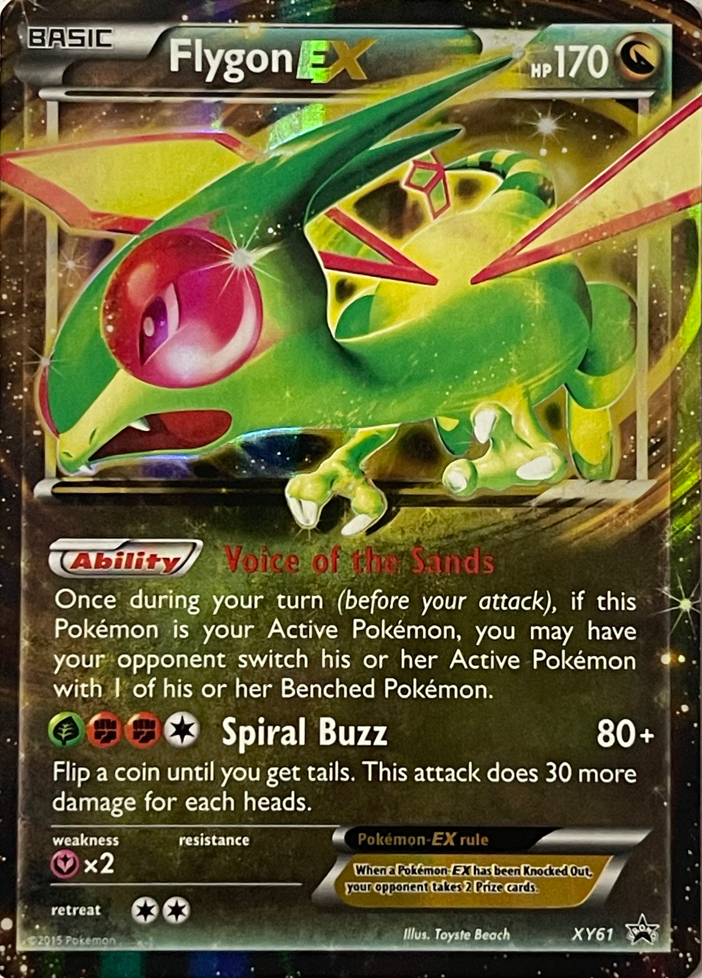 Pokemon Tcg Flygon Ex XY61 Promo