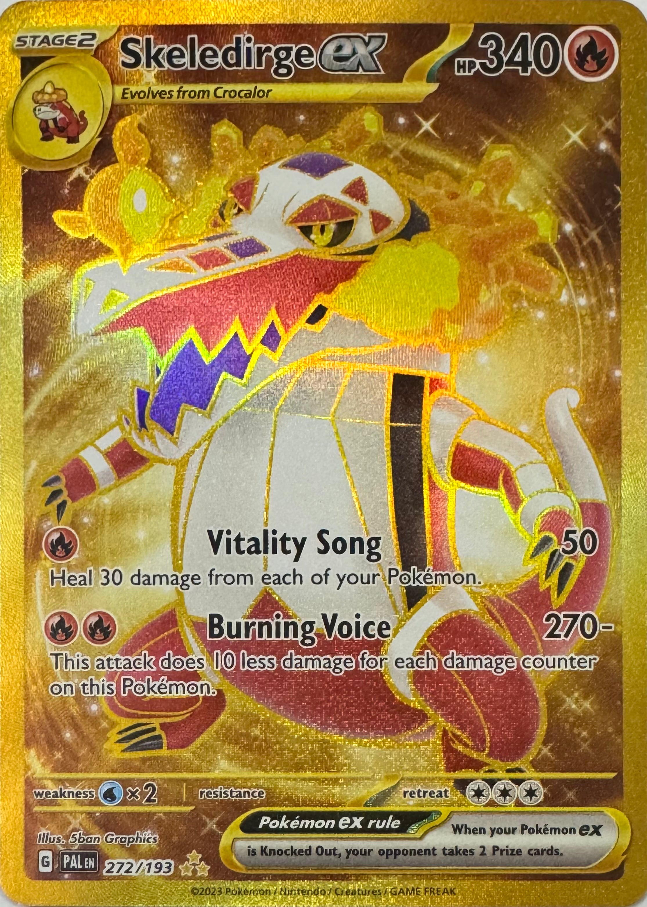 Pokemon Tcg Skeledirge Ex 272/193