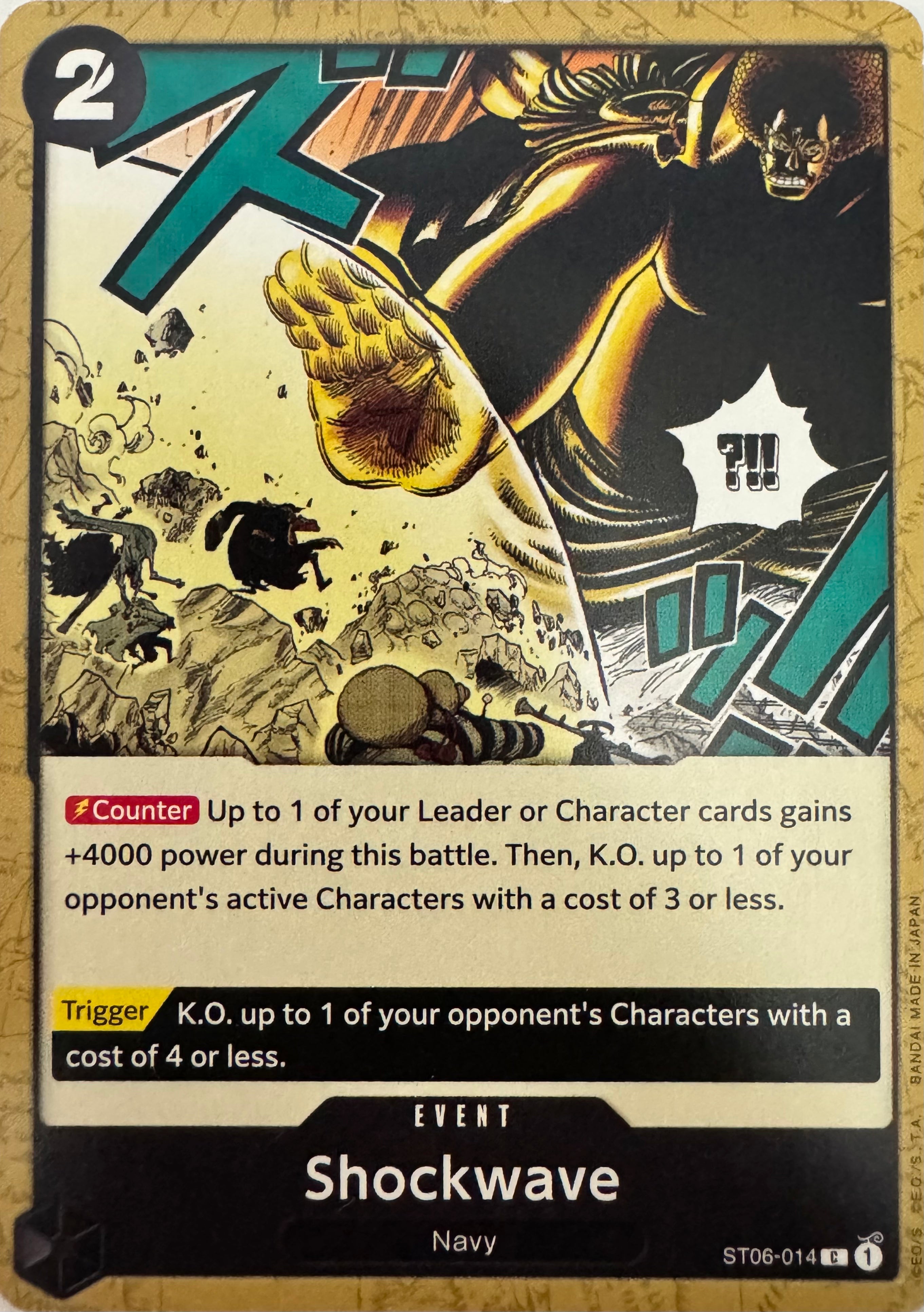 One Piece Tcg Shockwave St06-014