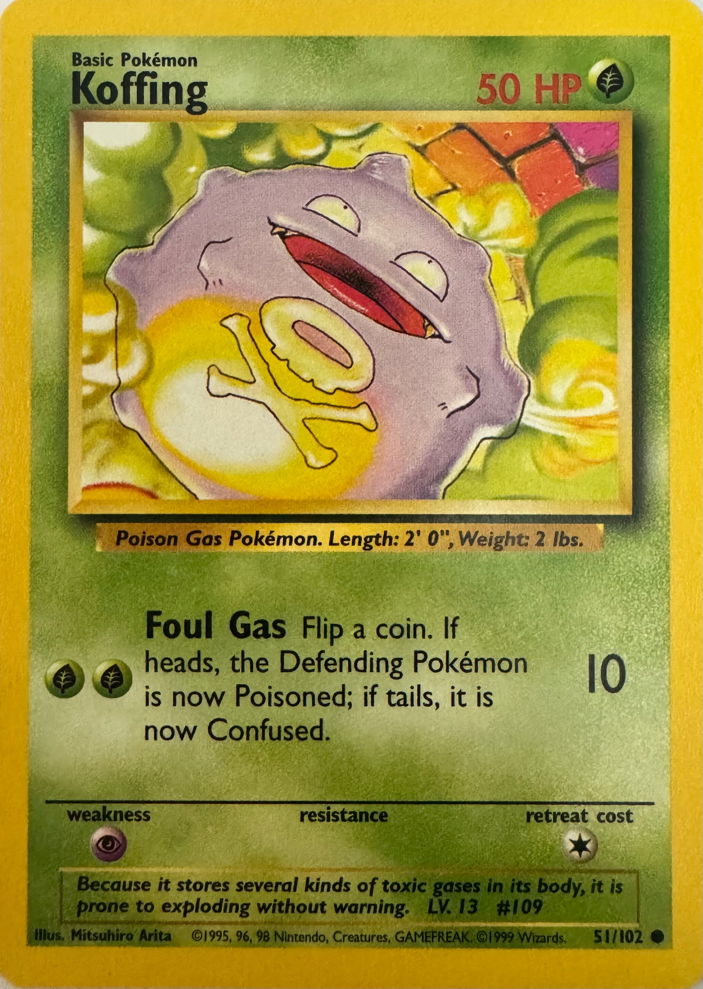 Pokemon Tcg Koffing 51/102