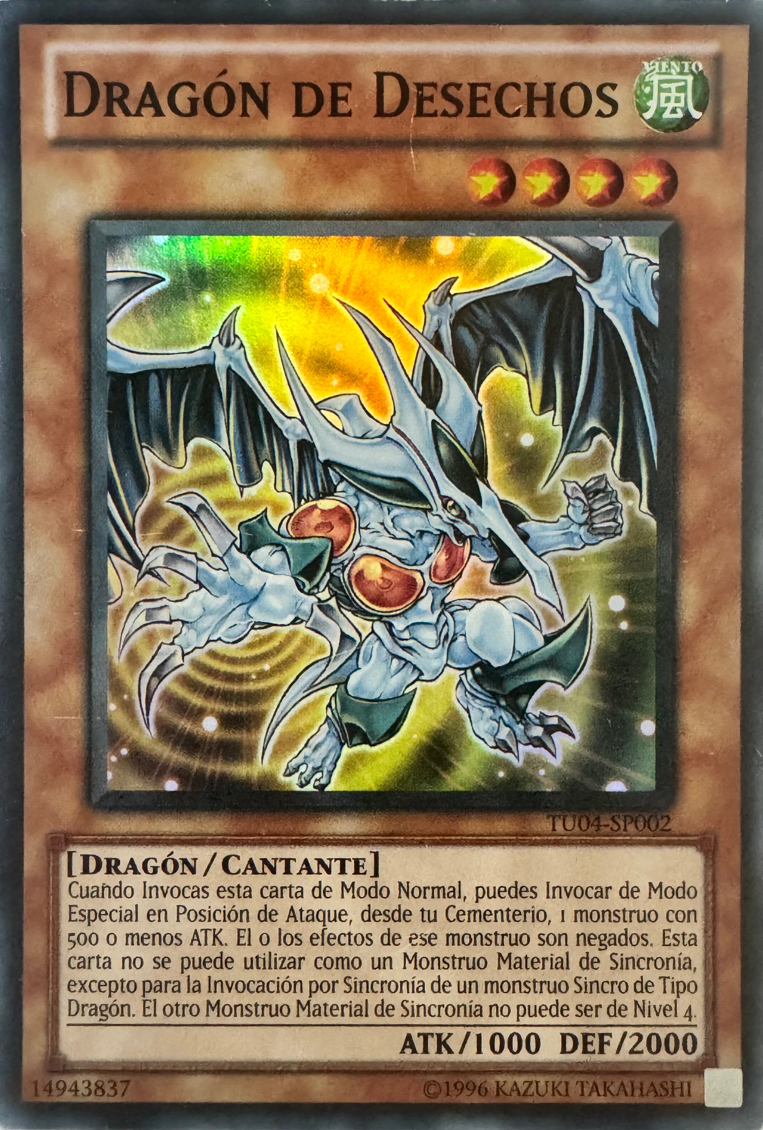 Yugioh! Dragon De Desechos Tu04-sp002