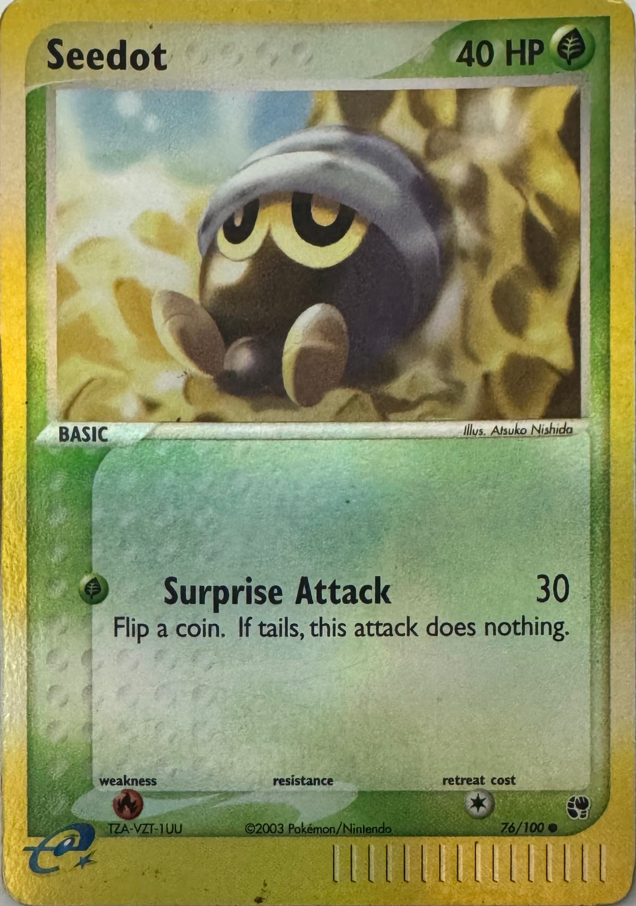Pokemon Tcg Seedot 76/100