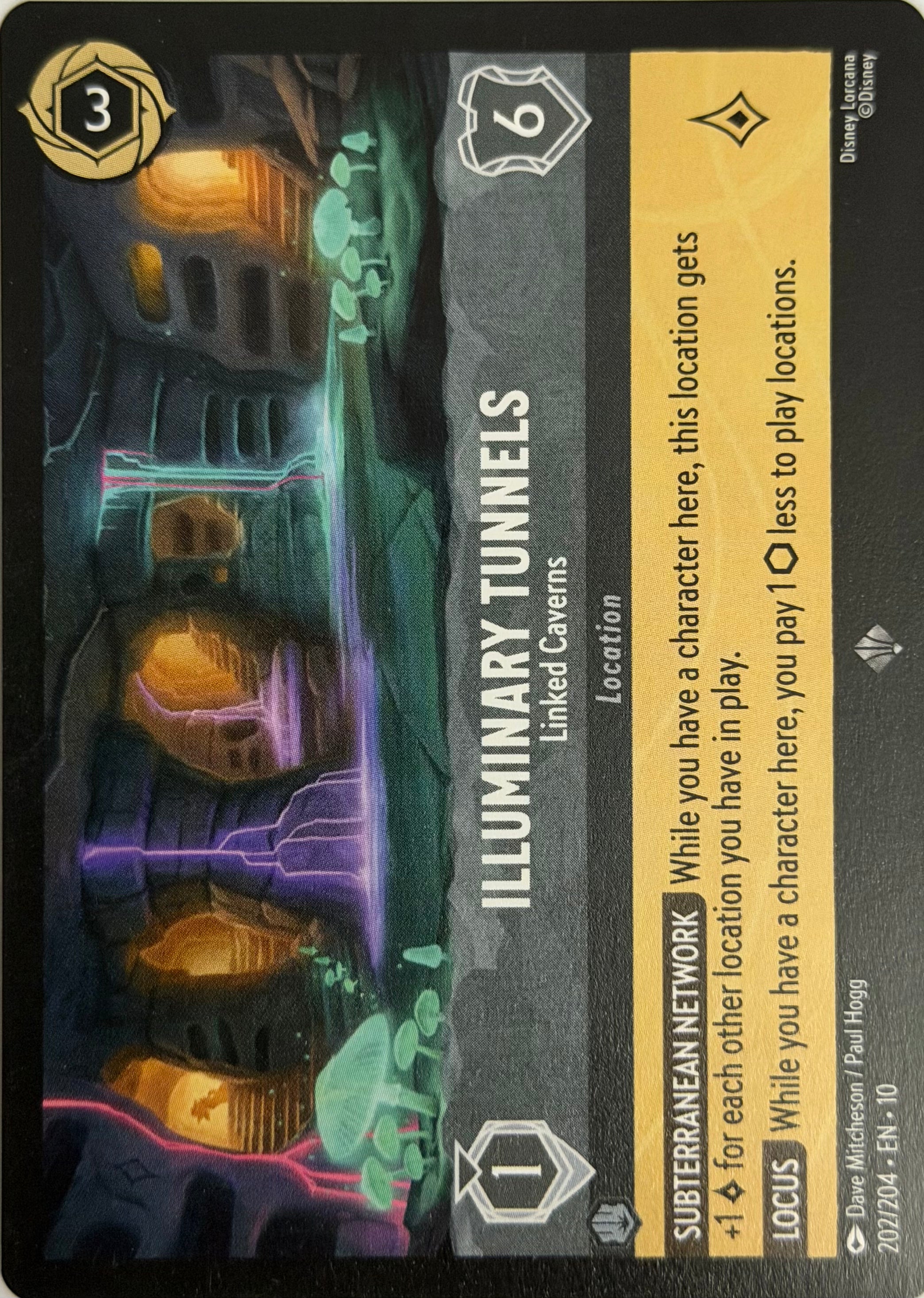 Disney Lorcana Illuminary Tunnels 202/204