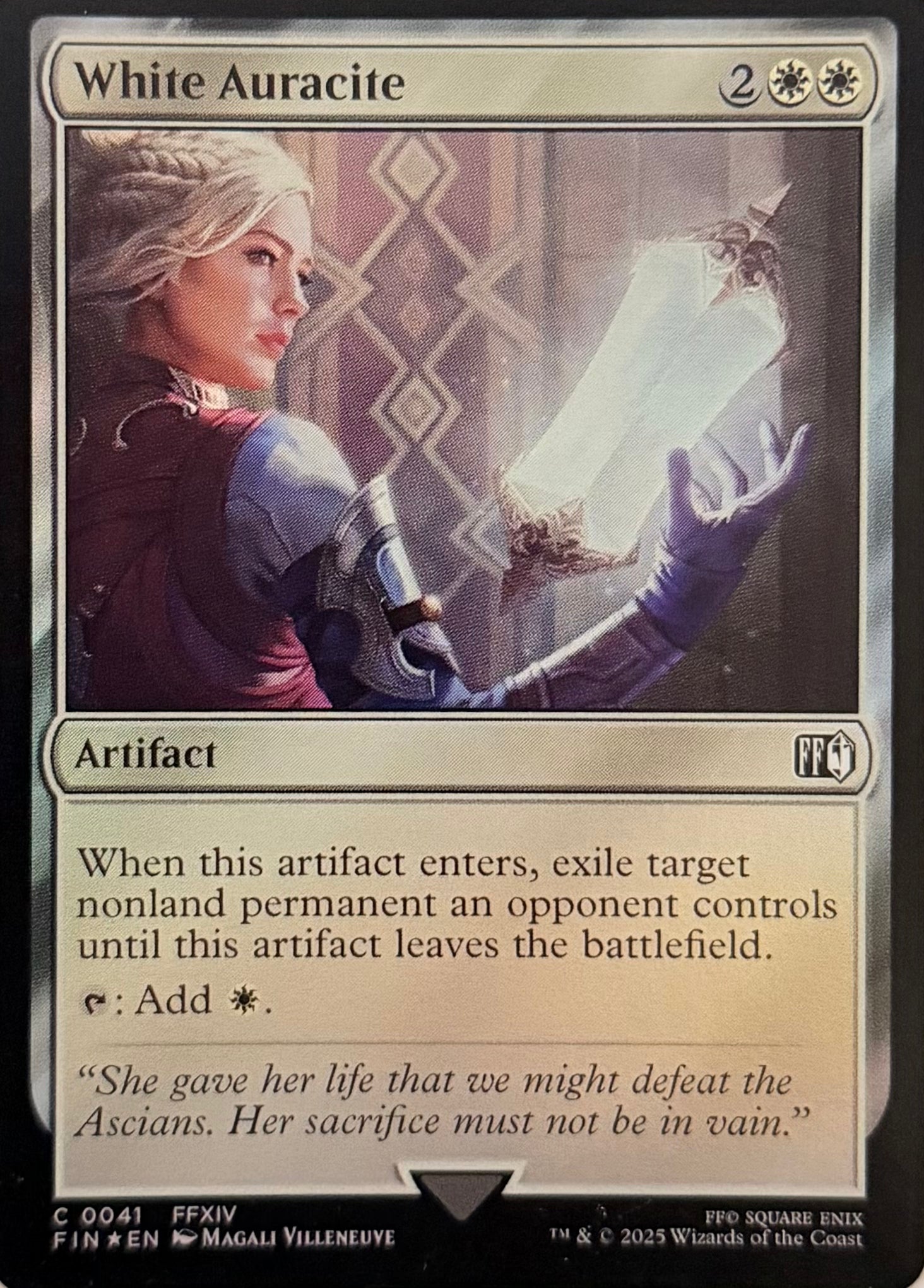 Magic White Auracite 0041 Foil