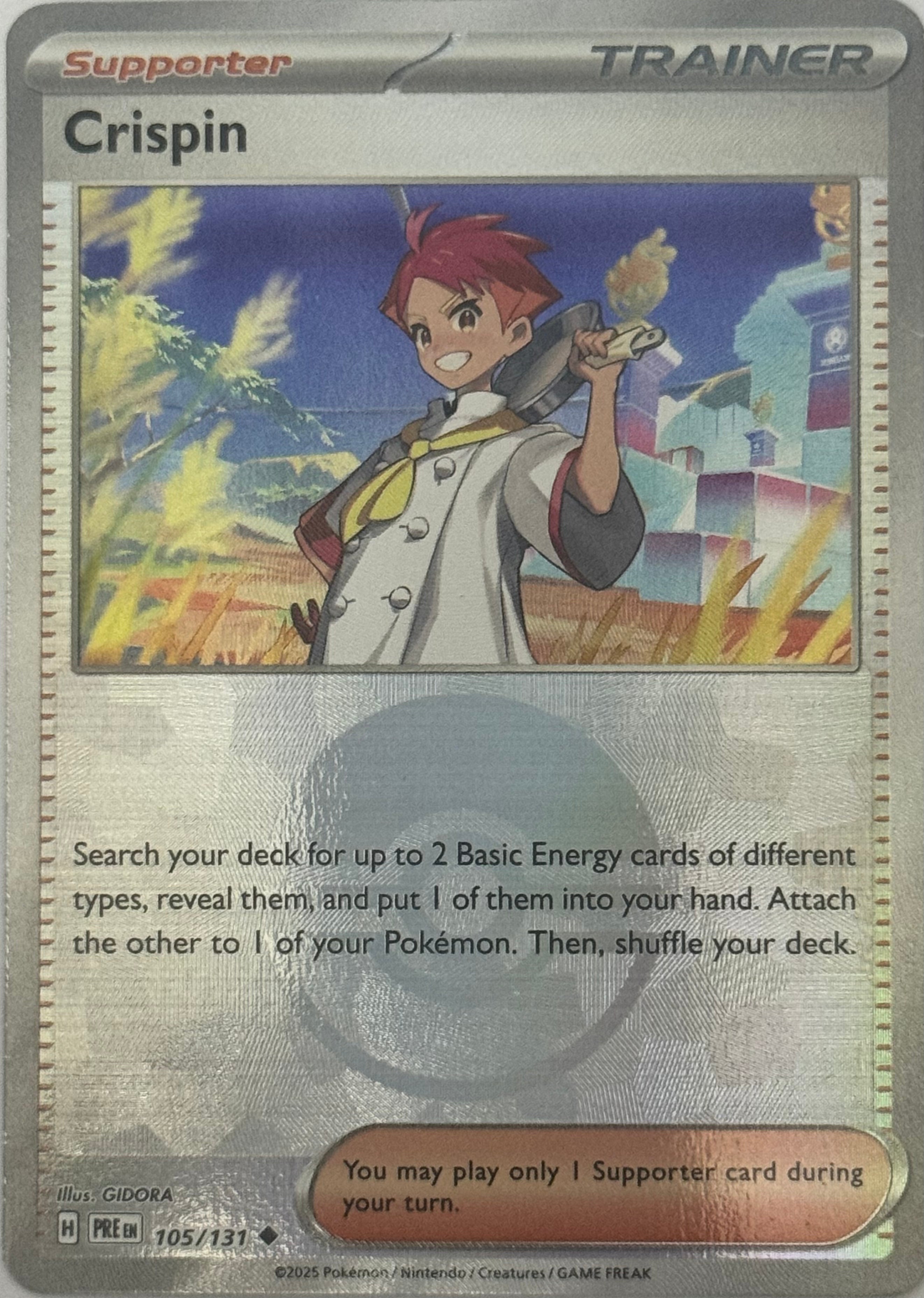 Pokemon Tcg Crispin (Poke Ball) 105/131