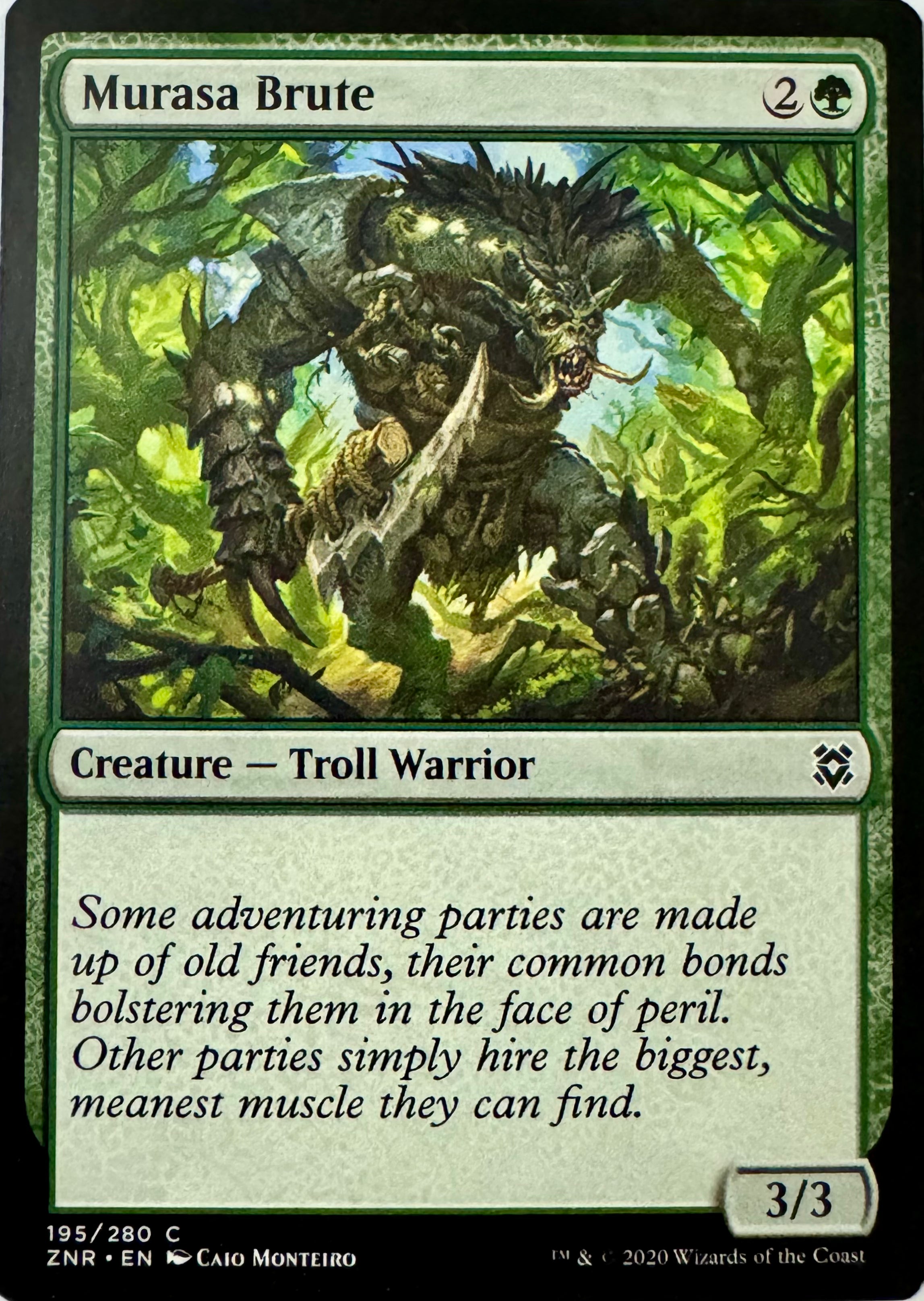 Magic Tcg Murasa Brute 195/280