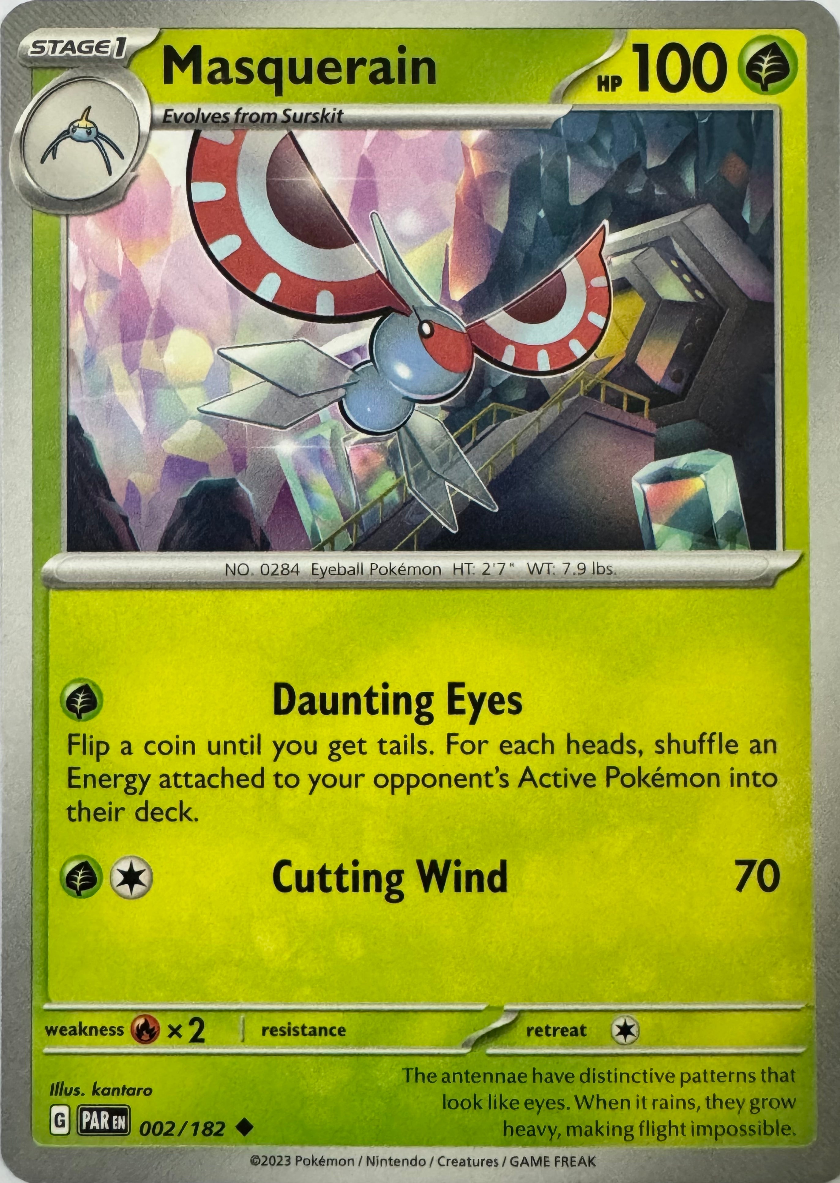 Pokemon Tcg Masquerain 002/182