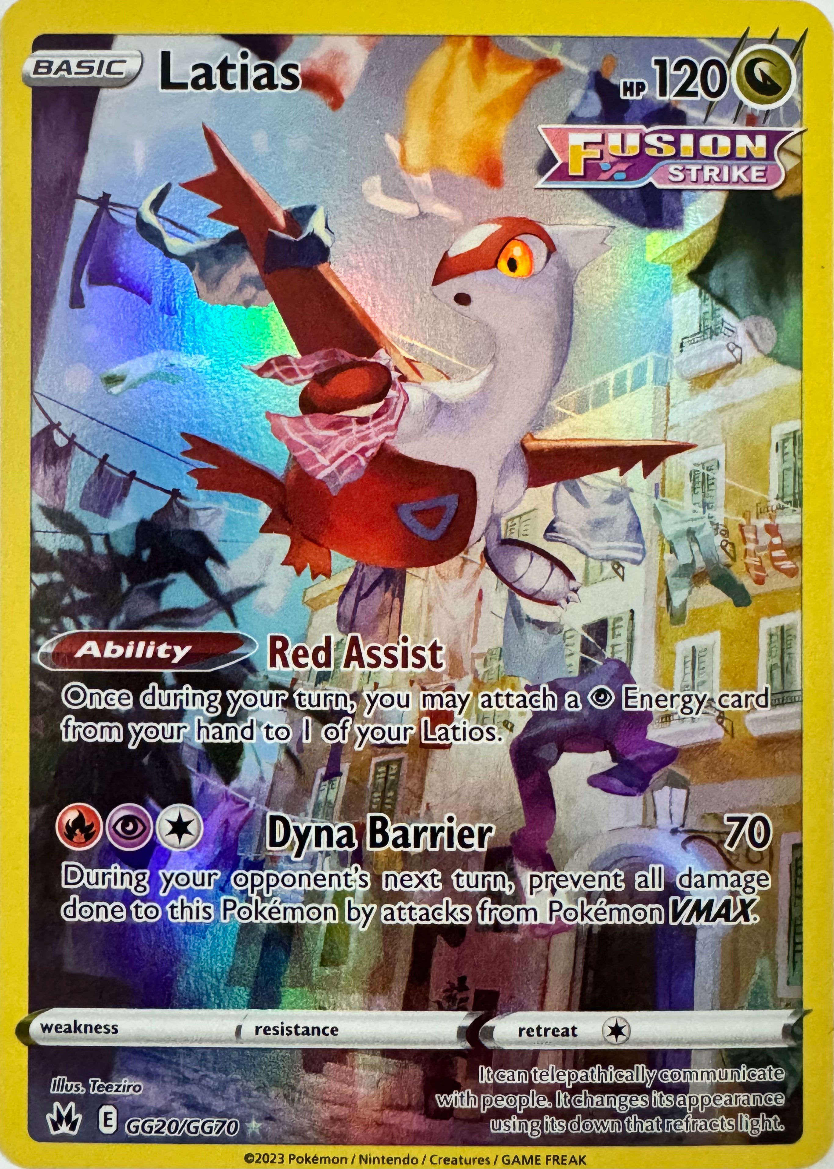Pokemon Tcg Latias Gg20/gg70