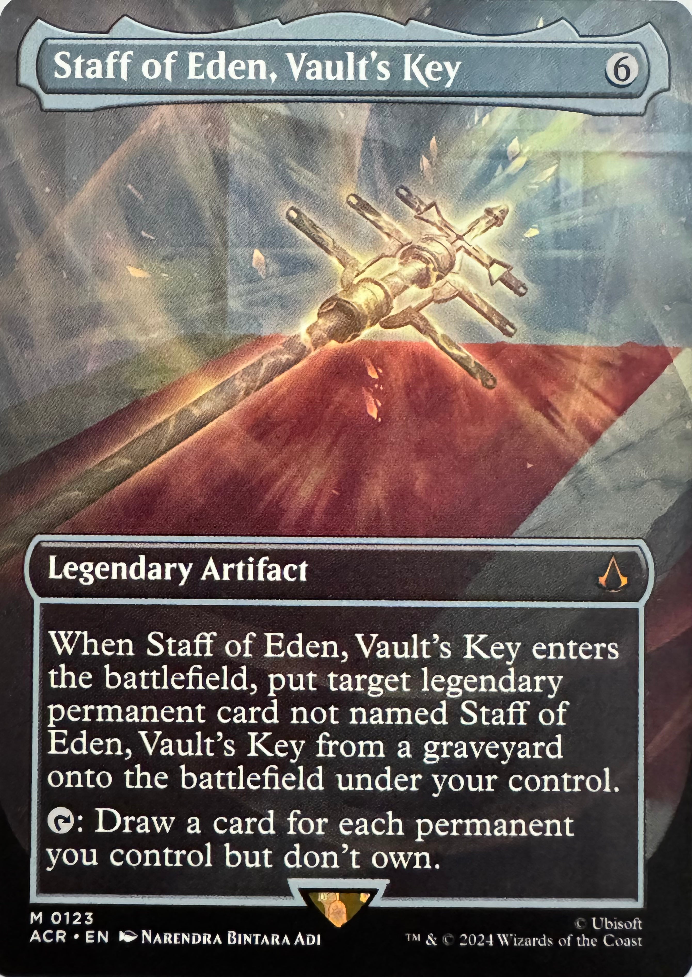 Magic Staff Of Eden, Vault’s Key 0123 Borless