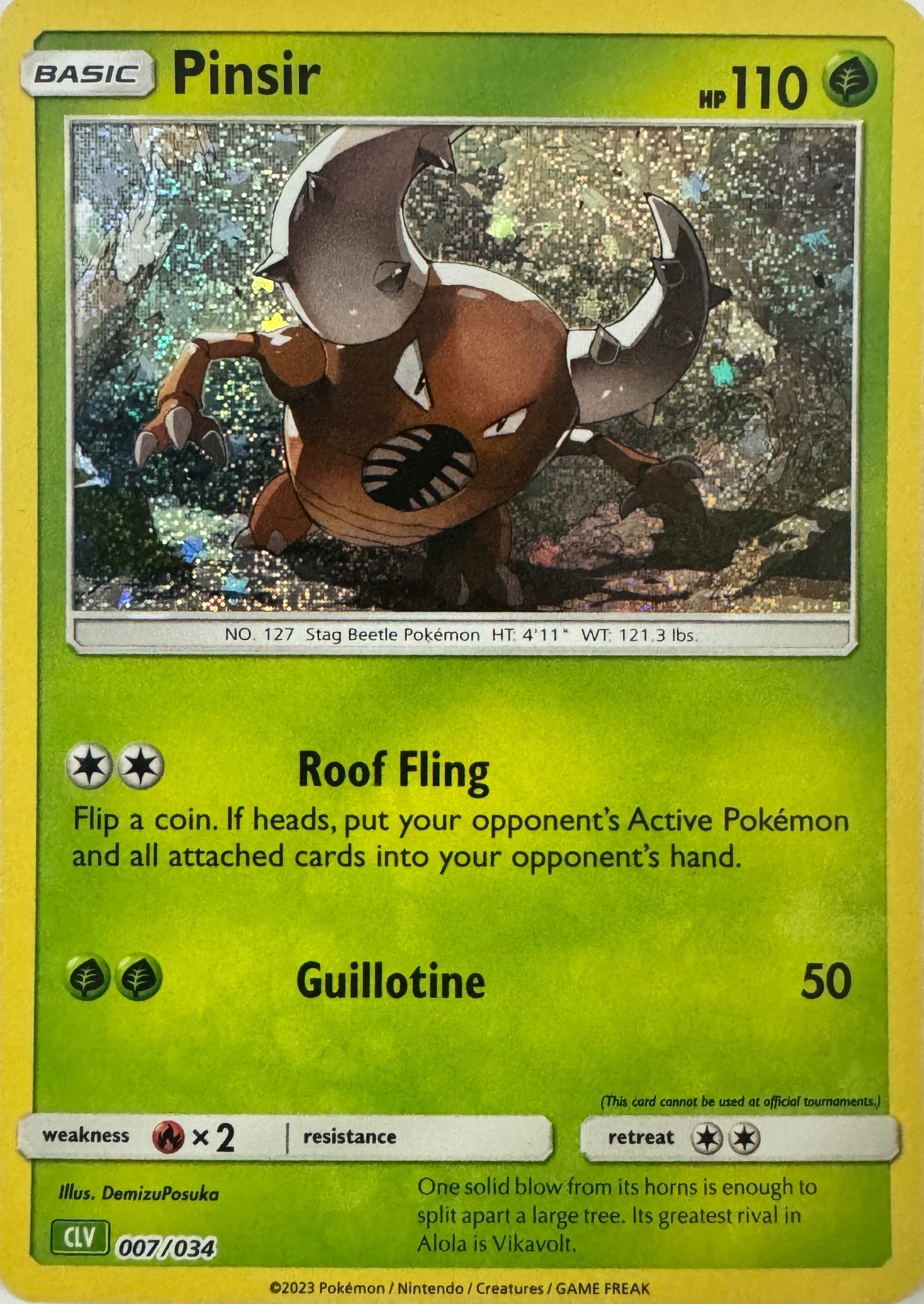Pokemon Tcg Pinsir 007/034 (CLV)