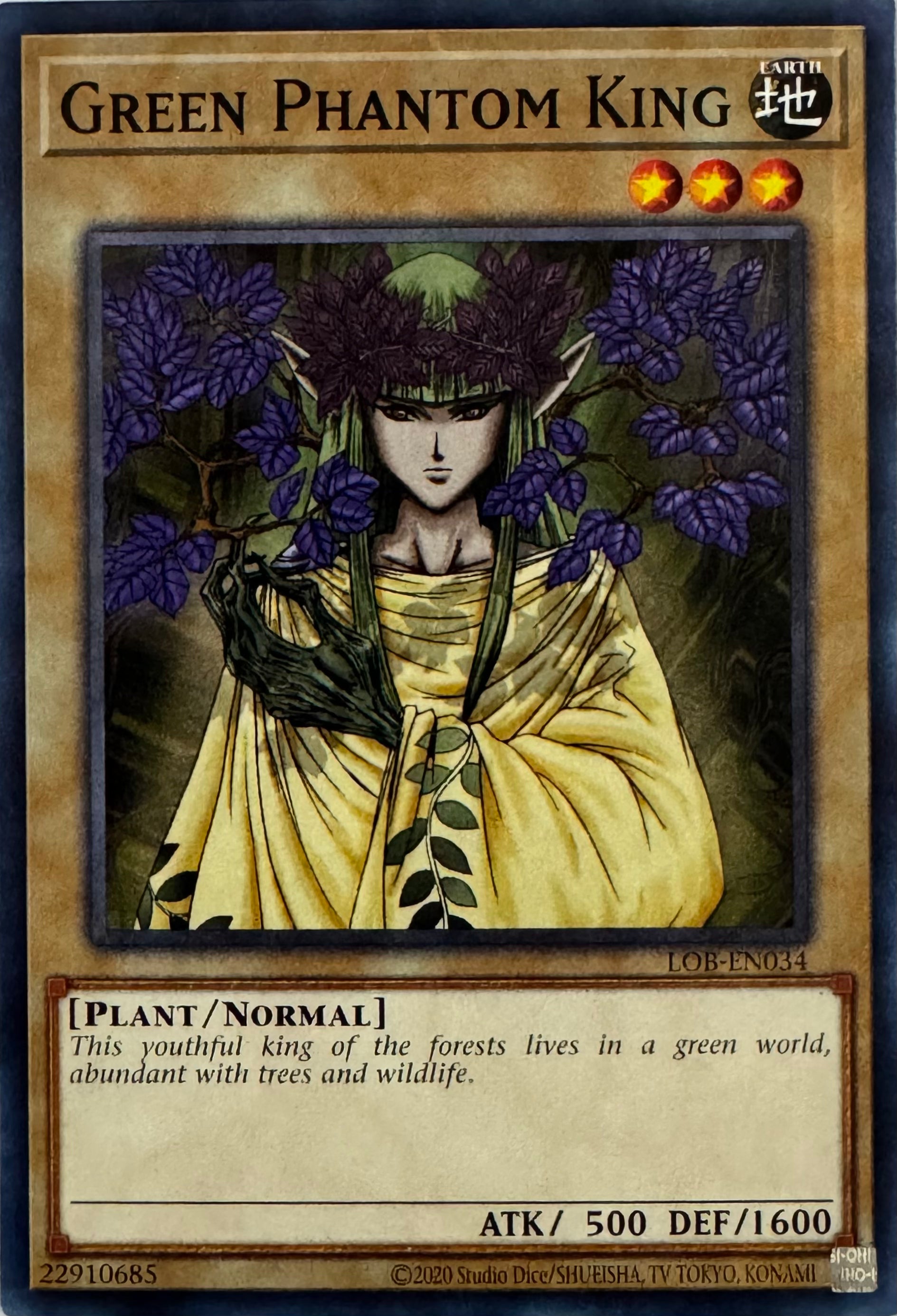 Yugioh! Green Phantom King Lob-en034