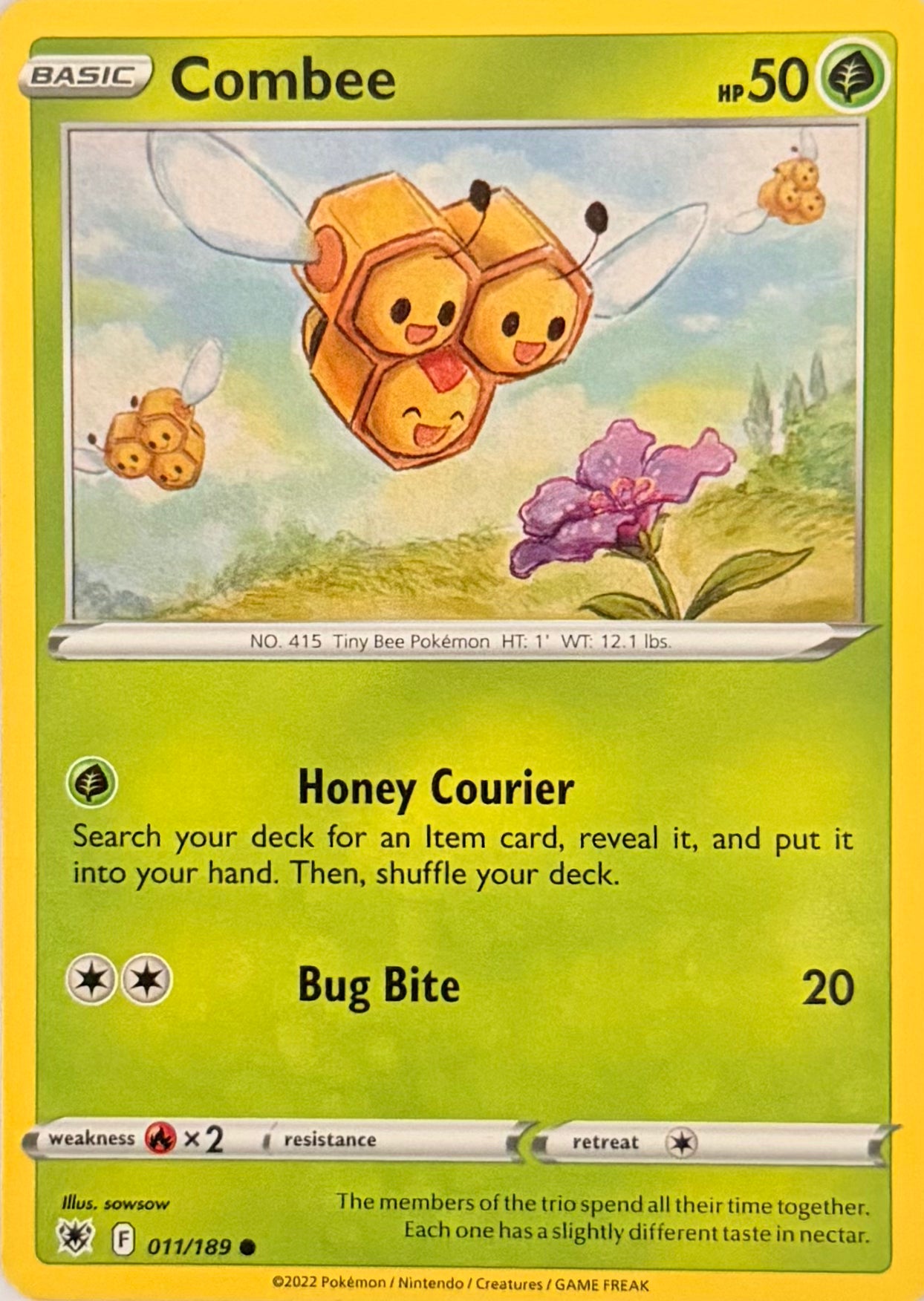 Pokemon Tcg Combee 011/189