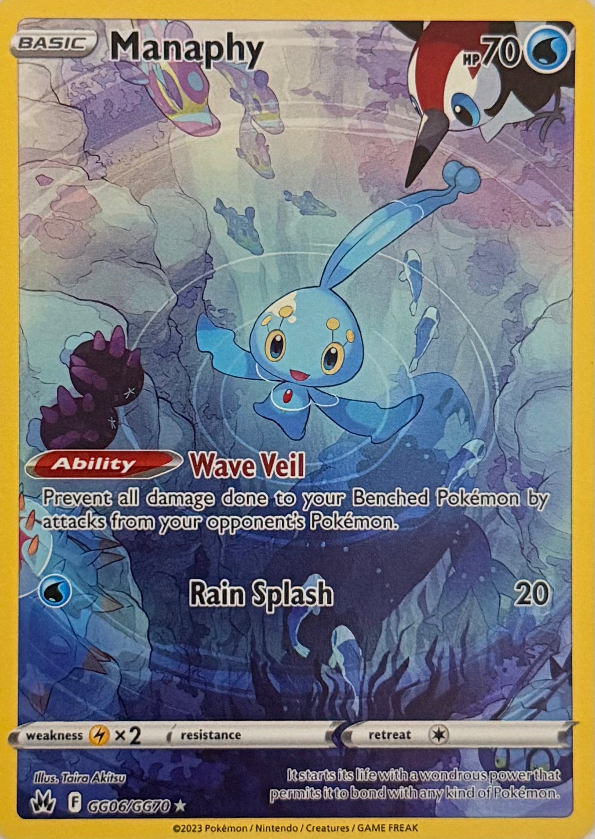 Pokemon Tcg Manaphy GG06/GG70