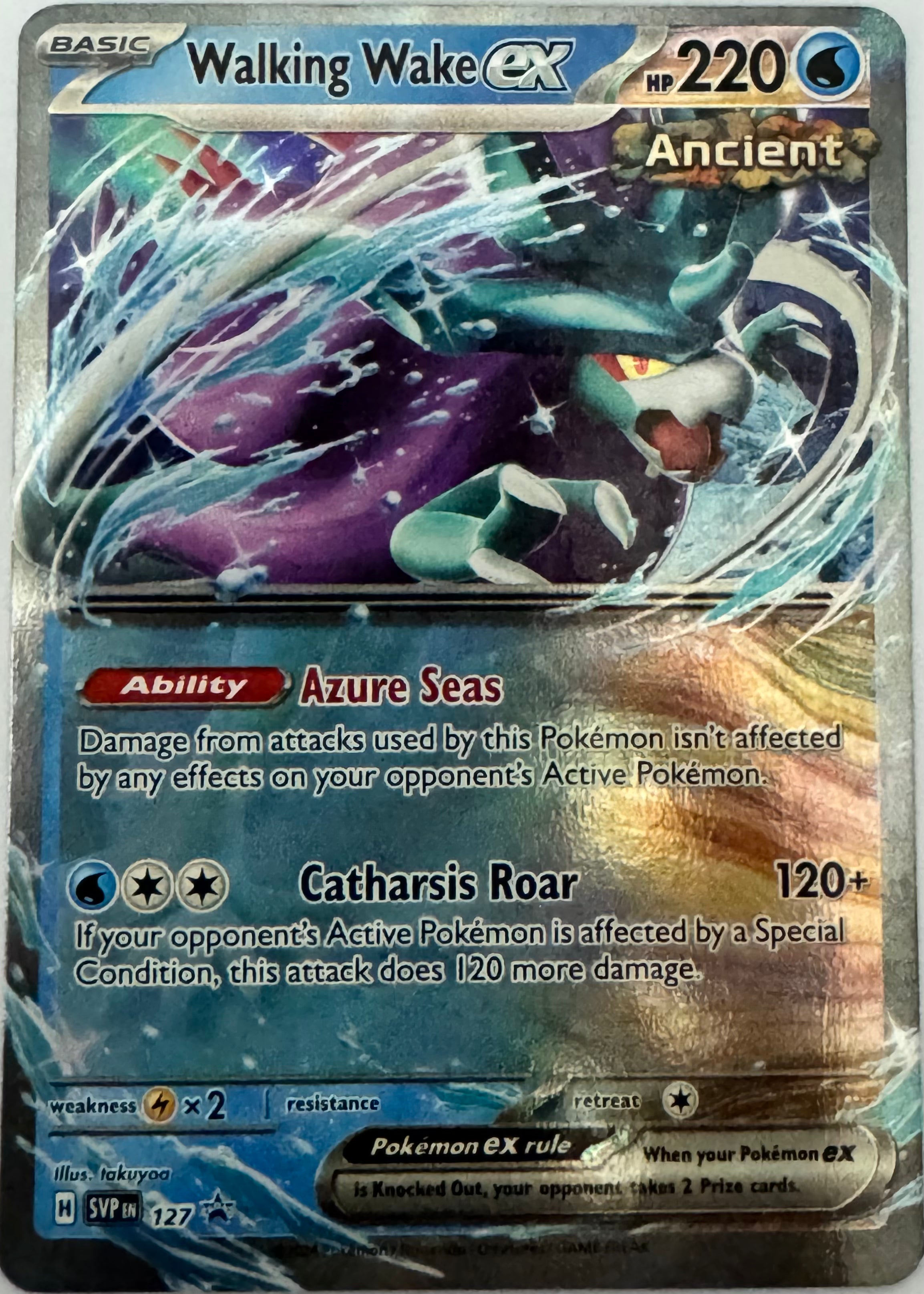 Pokemon Tcg Walking Wake EX 127
