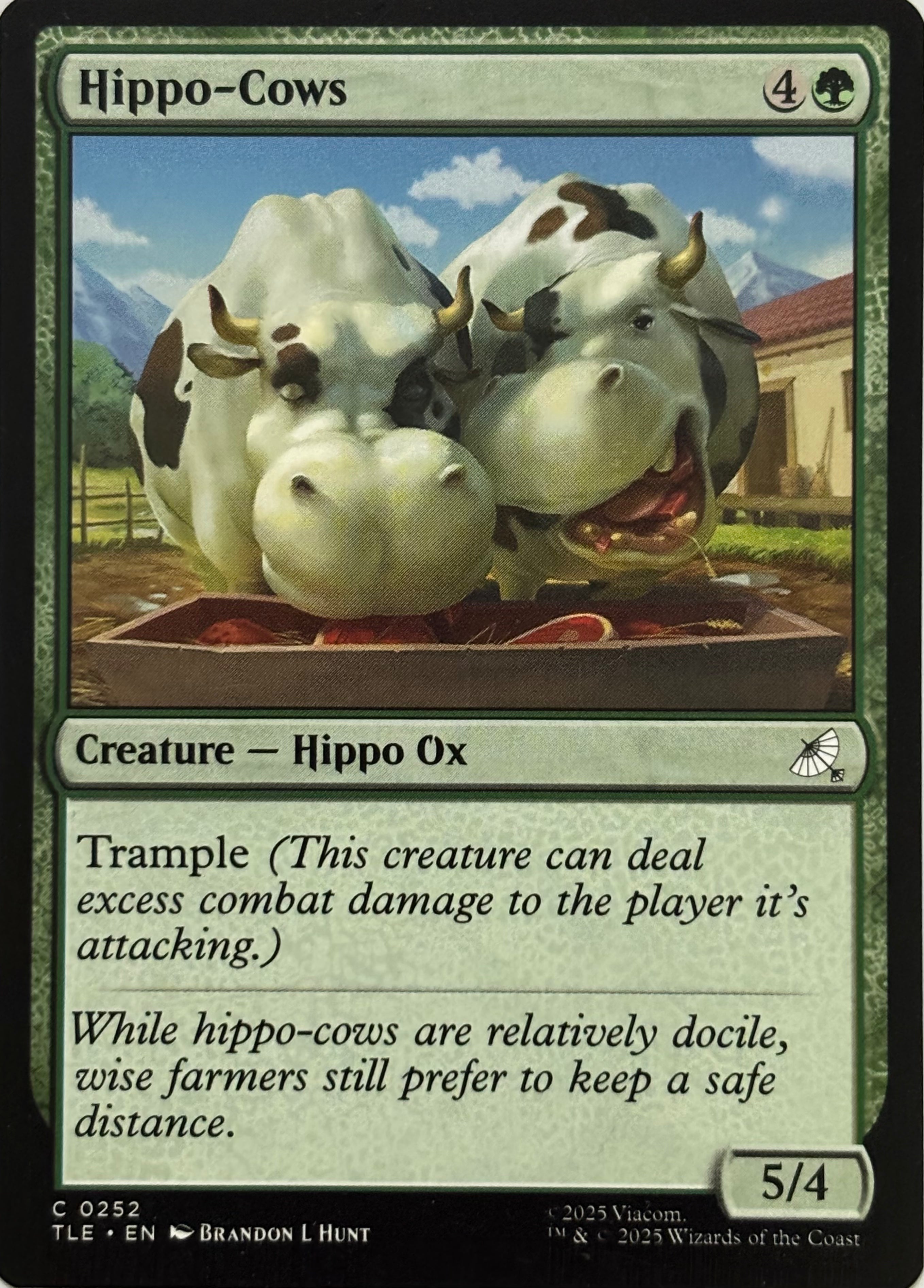 Magic Tcg Hippo-Cows 0252