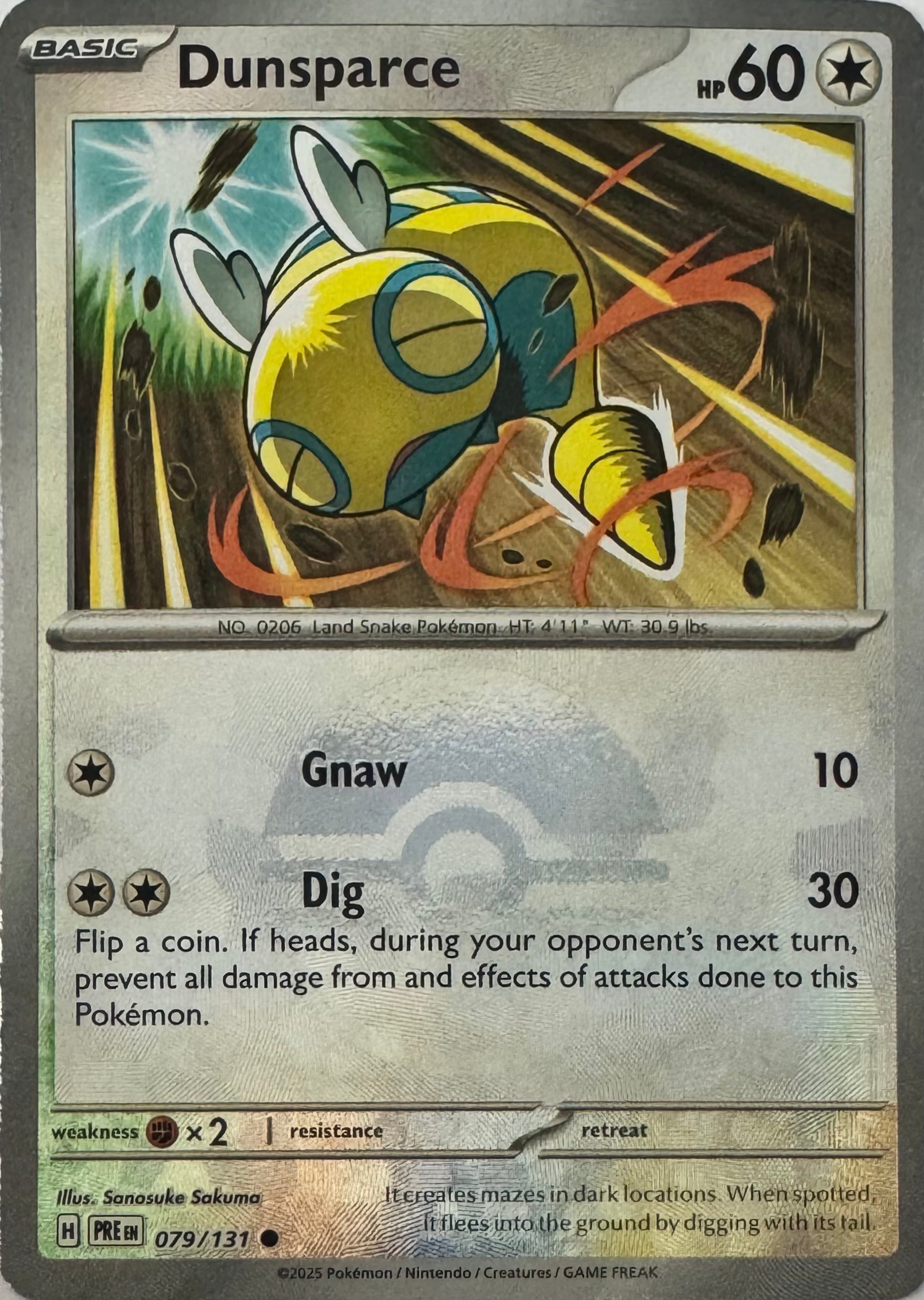Pokemon Tcg Dunsparce 079/131 (Poke Ball)