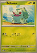 Pokemon Tcg Bulbasaur 001/165