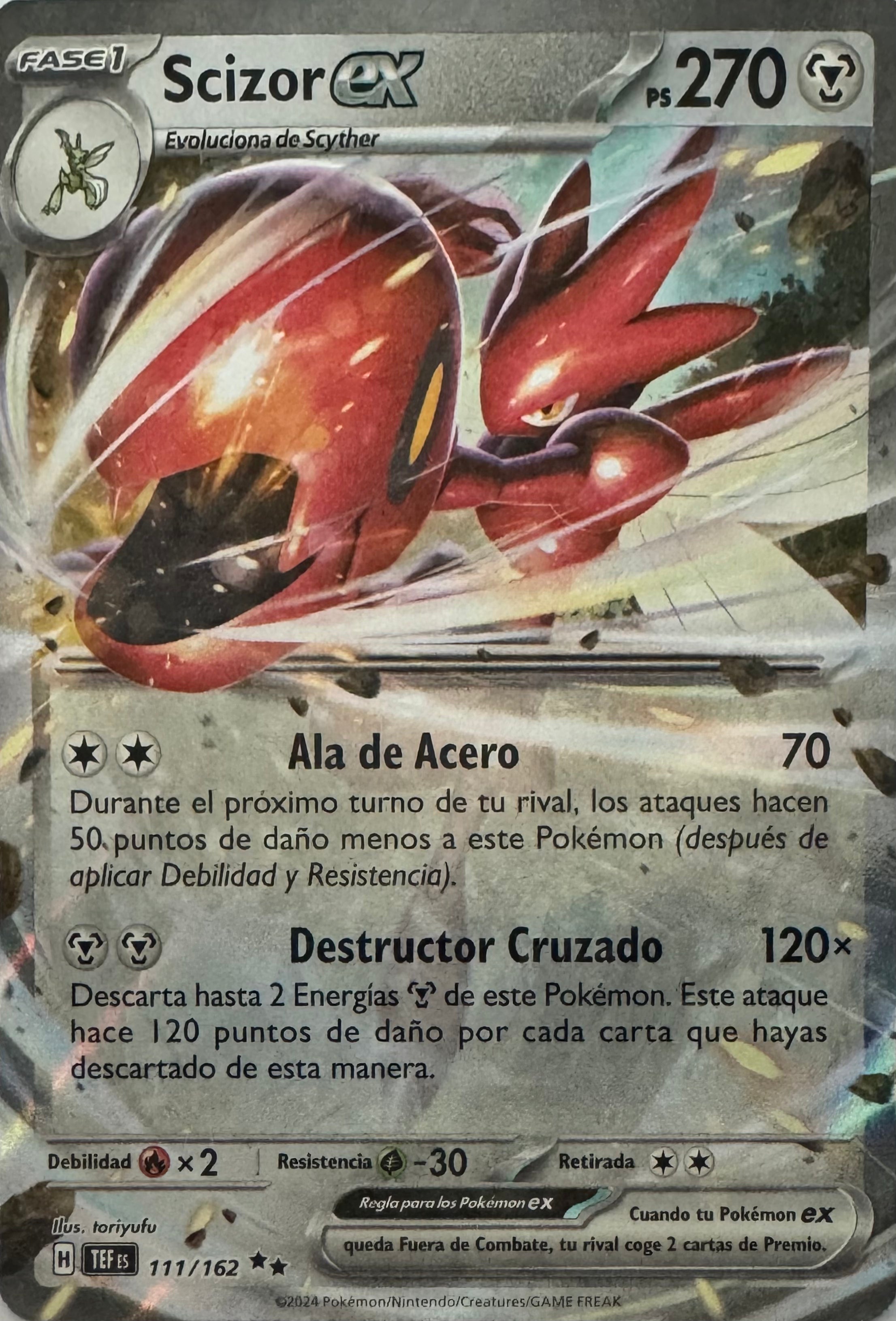 Pokemon Tcg Scizor Ex 111/162 (Español)