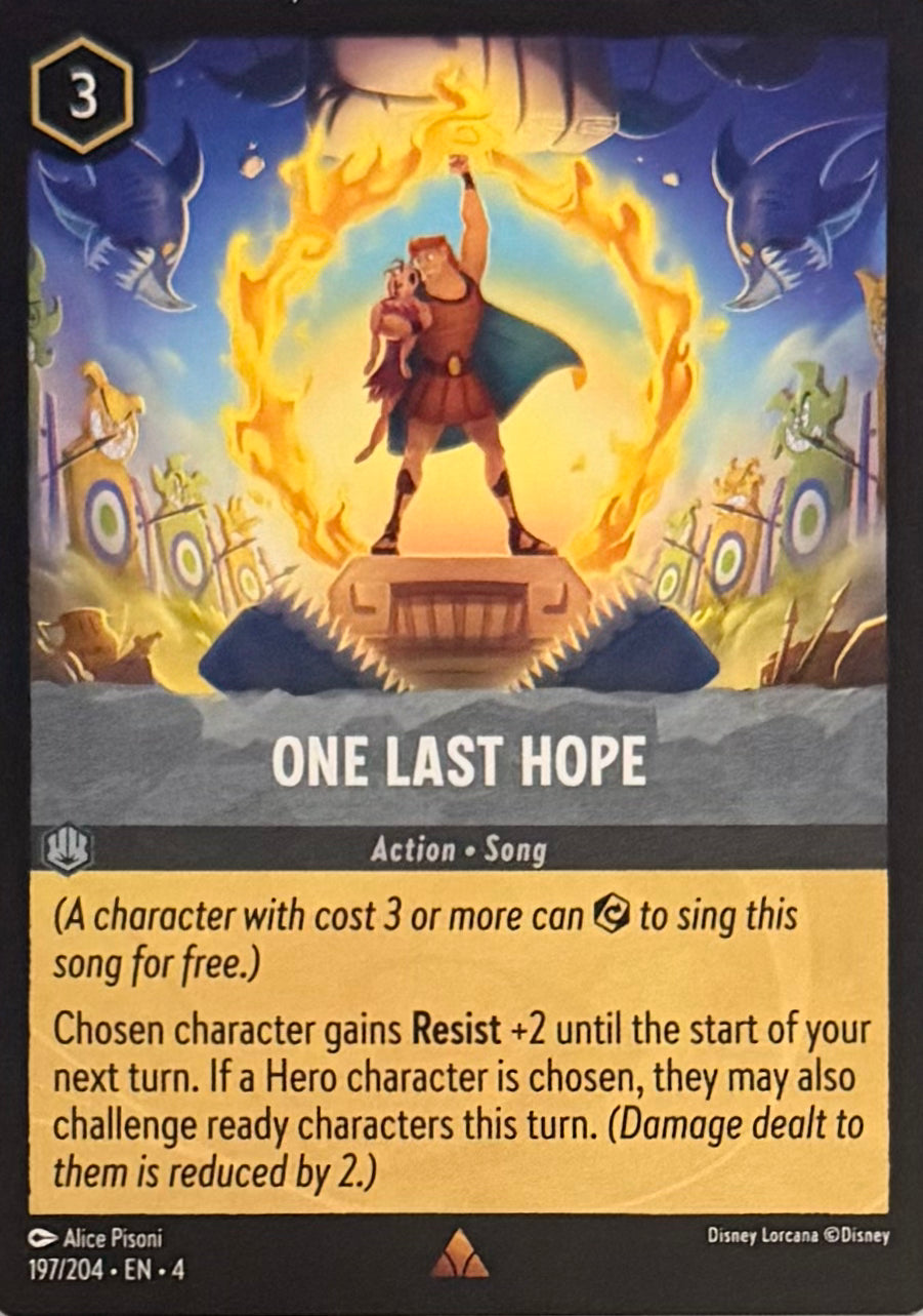 Disney Lorcana One Last Hope 197/204