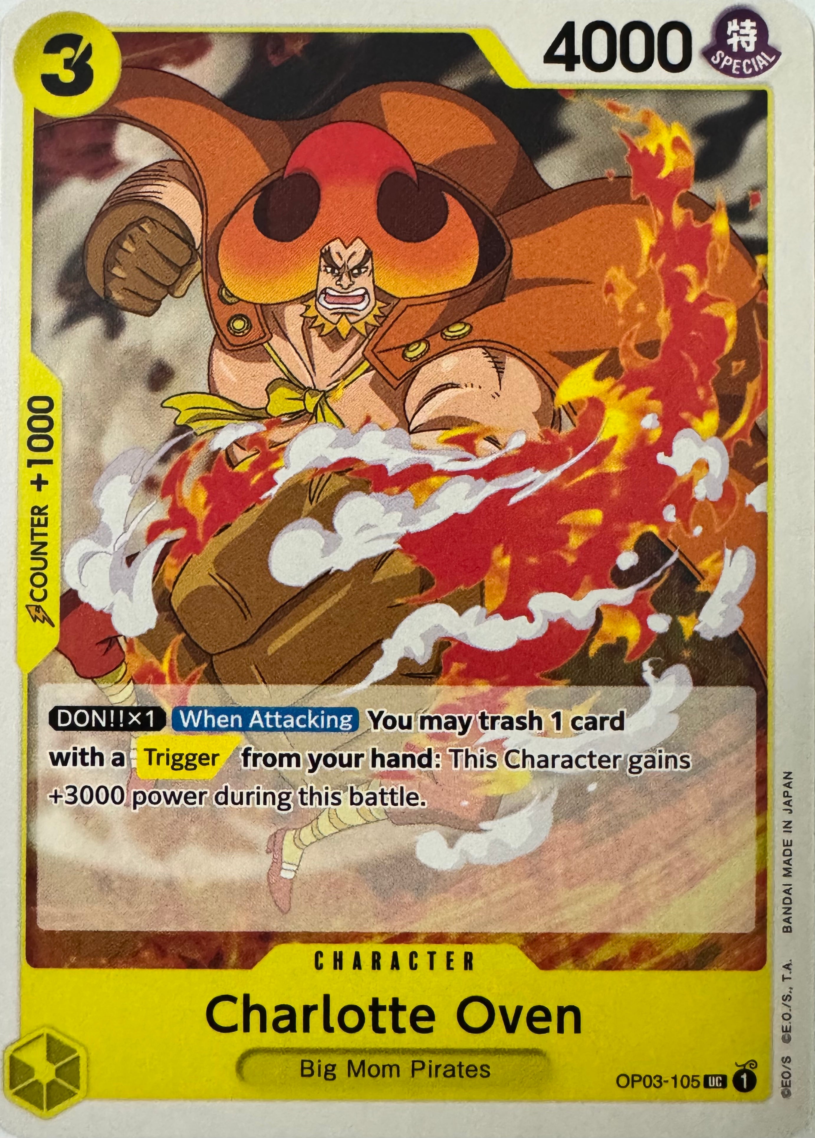 One Piece Tcg Charlotte Oven Op03-105