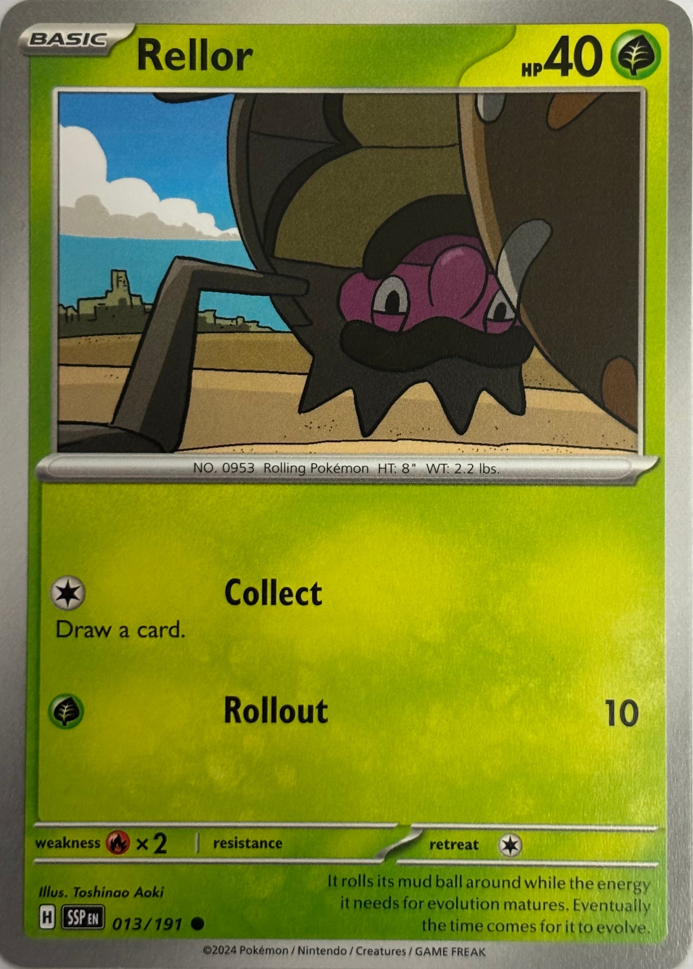 Pokemon Tcg Rellor 013/191