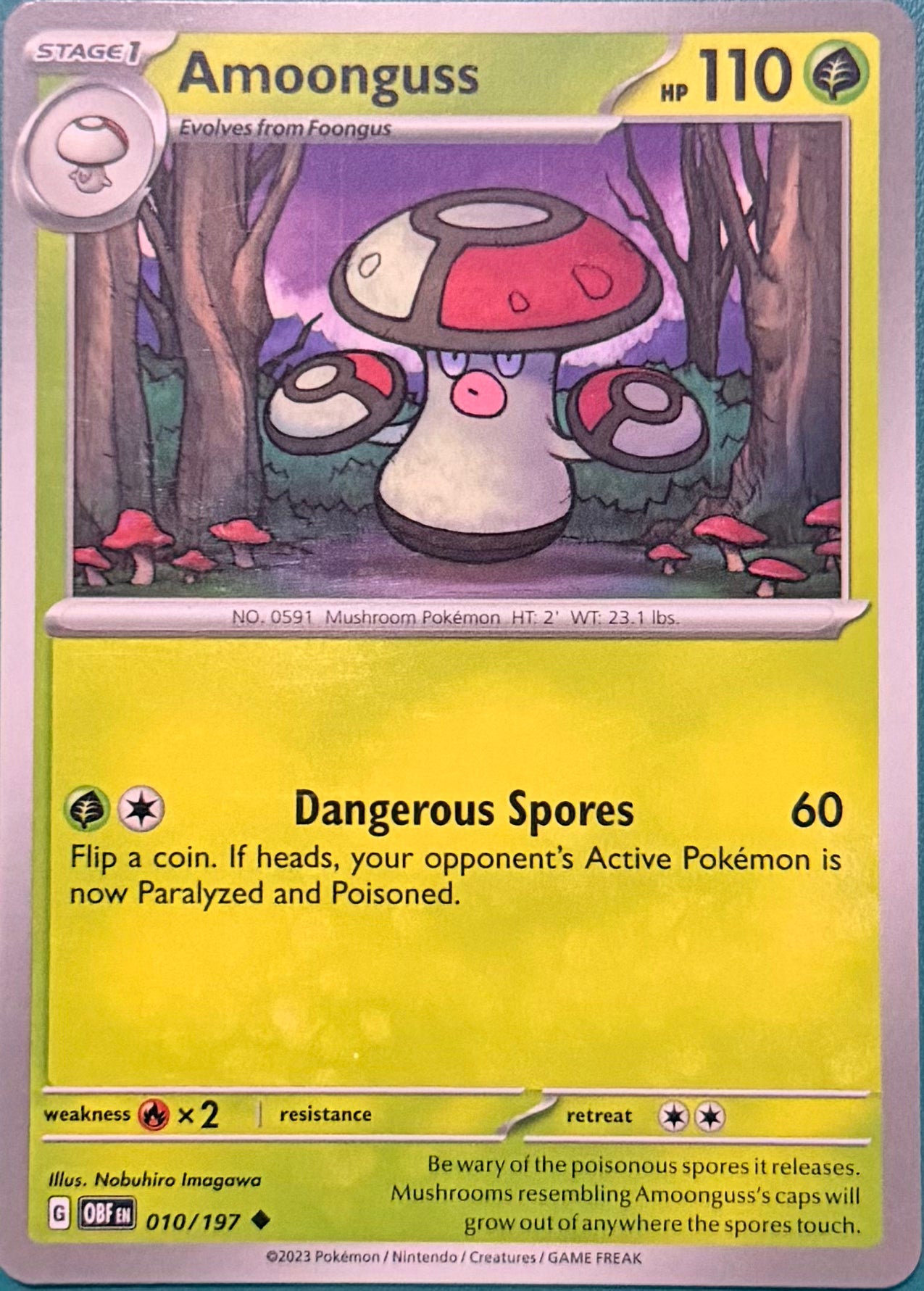 Pokemon Tcg Amoonguss 010/197
