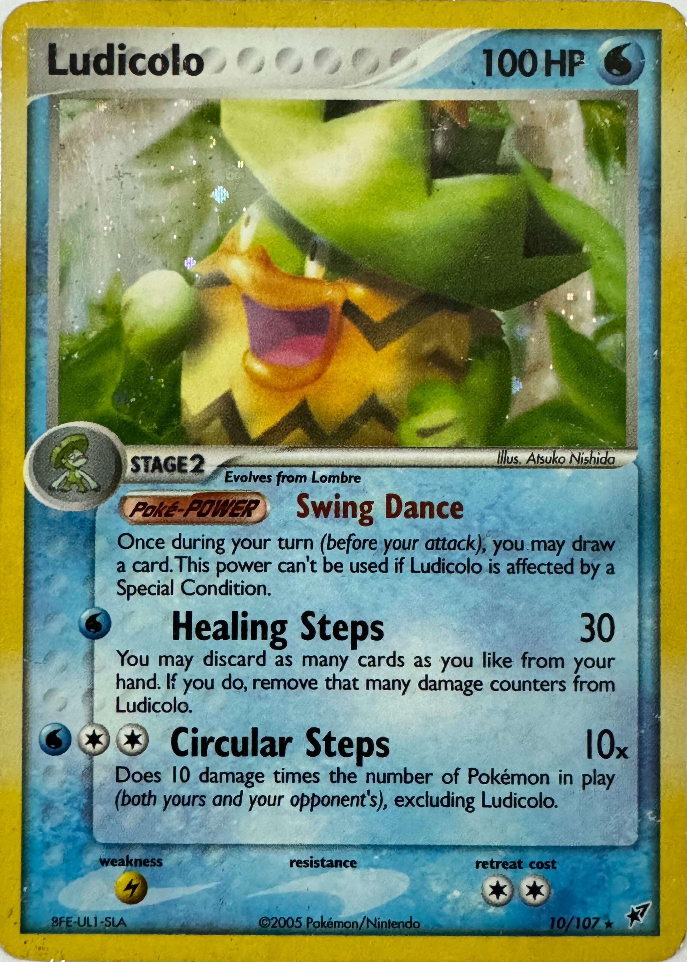 Pokemon Tcg Ludicolo 10/107 Holo