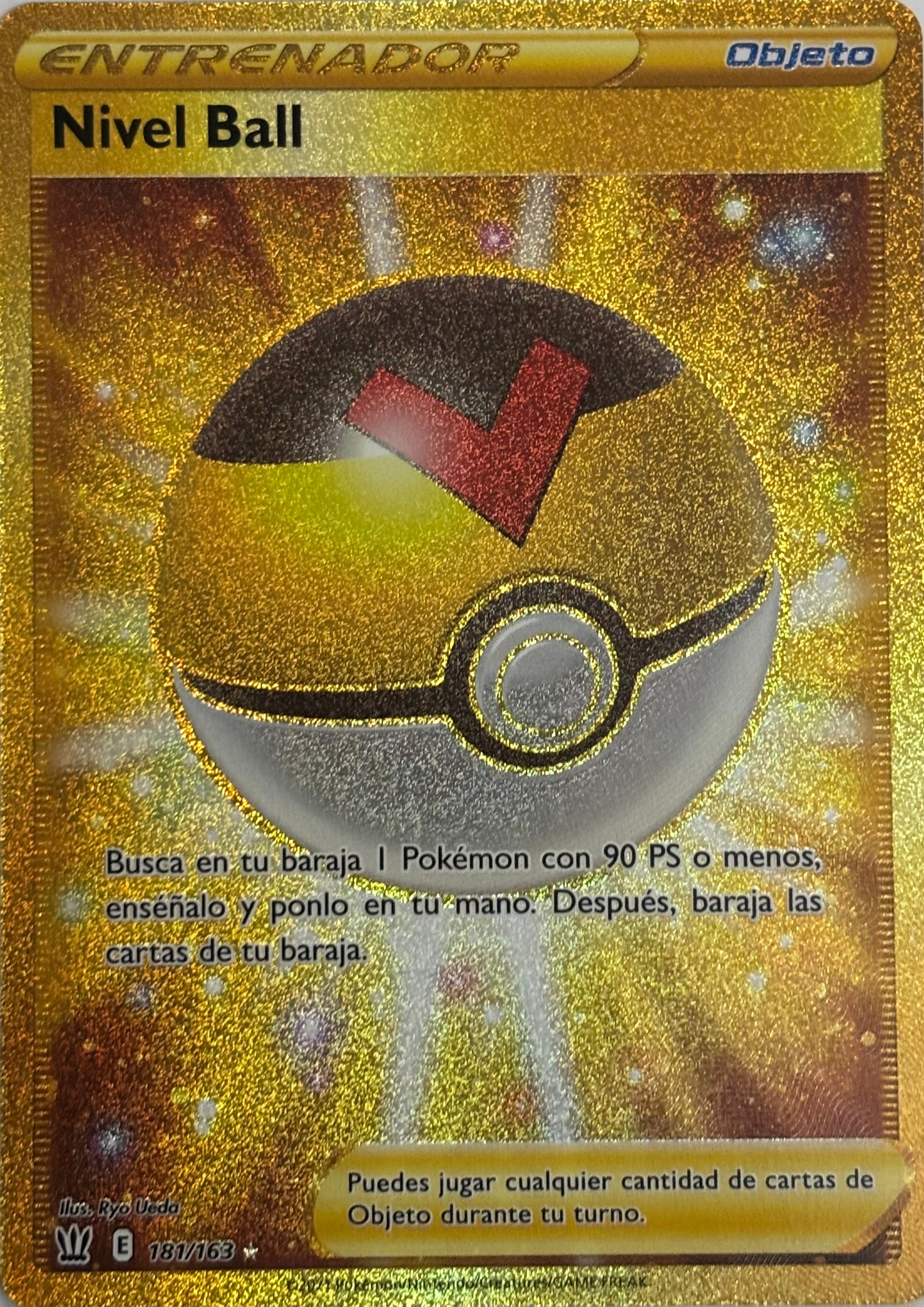 Pokemon Tcg Nivel Ball 181/163 (Español)