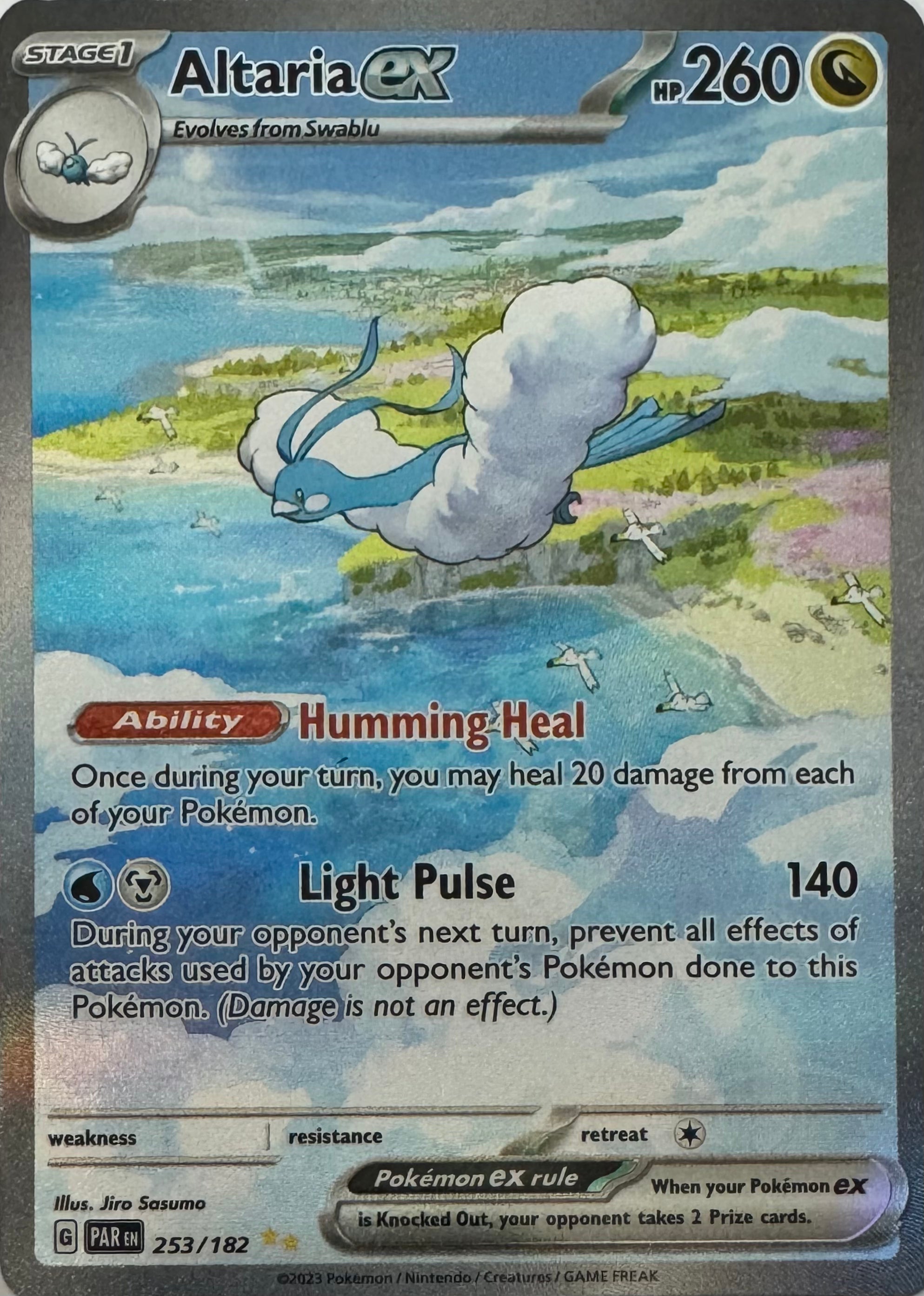Pokemon Tcg Altaria Ex 253/182