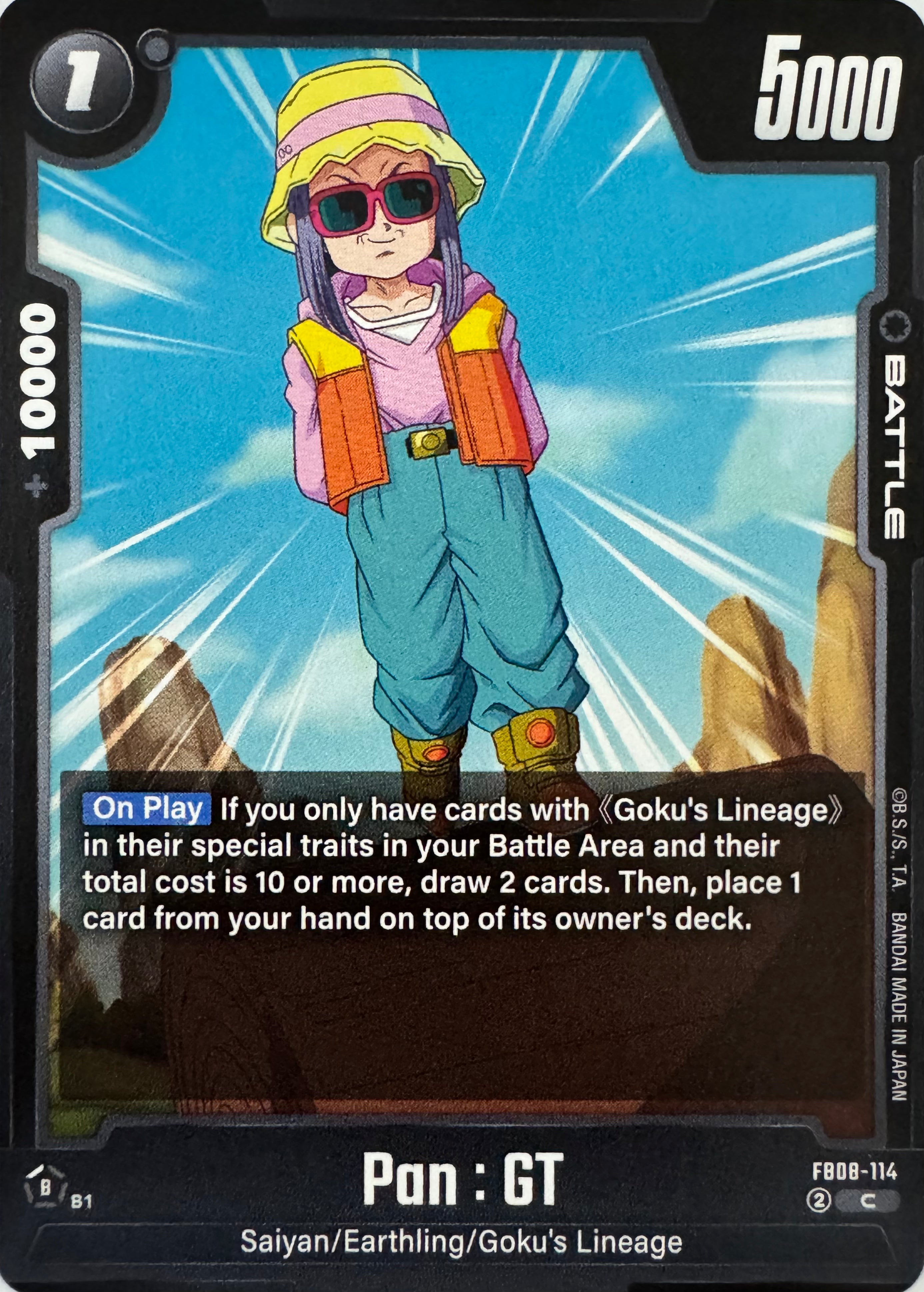 Dragon Ball Tcg Pan : GT Fb08-114