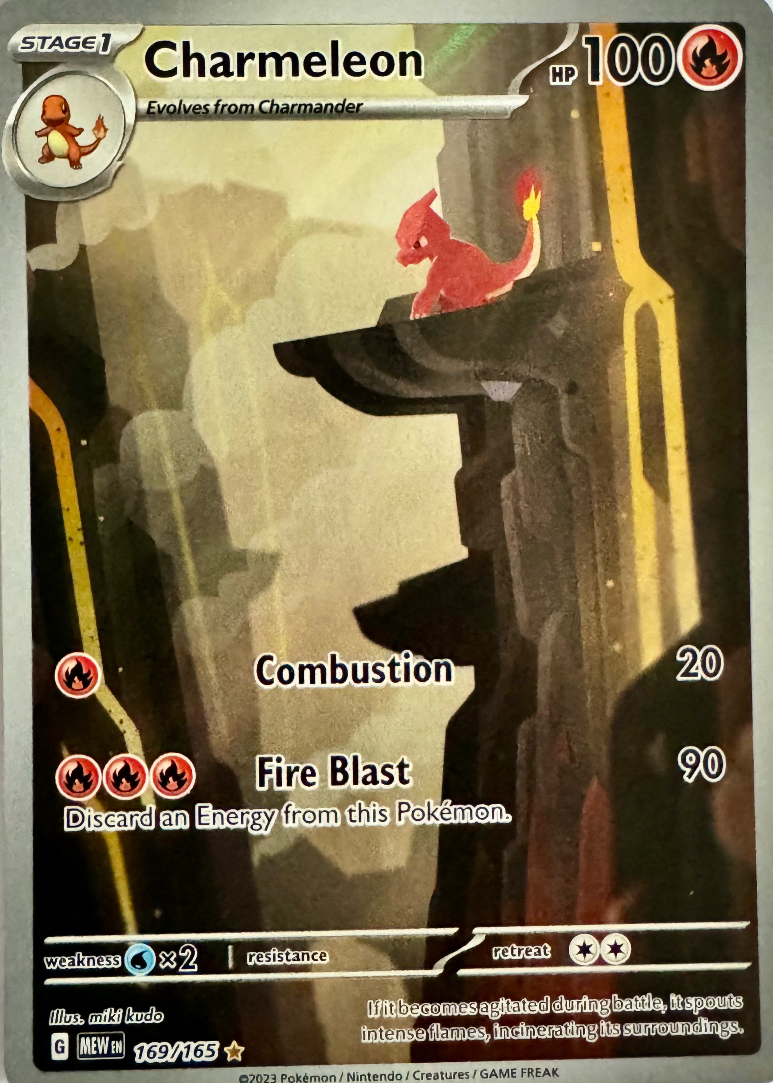 Pokémon Tcg Charmeleon 169/165
