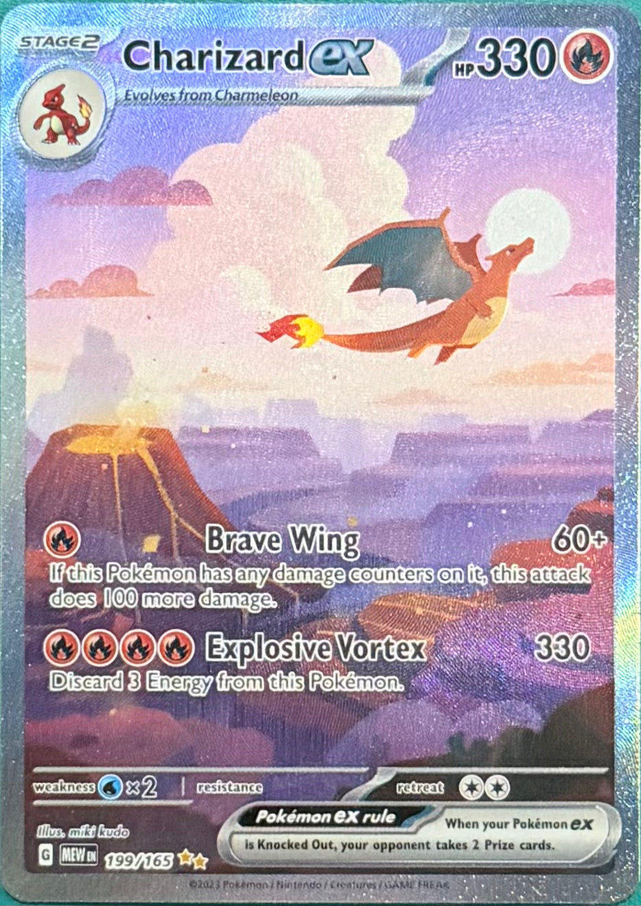 Pokemon Tcg Charizard Ex 199/165
