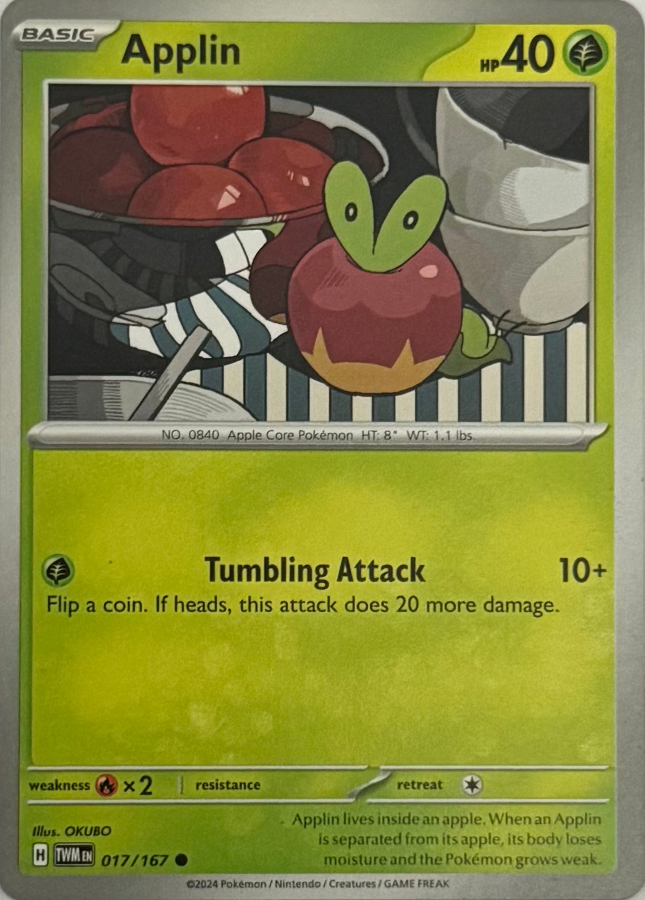 Pokemon Tcg Applin 017/167