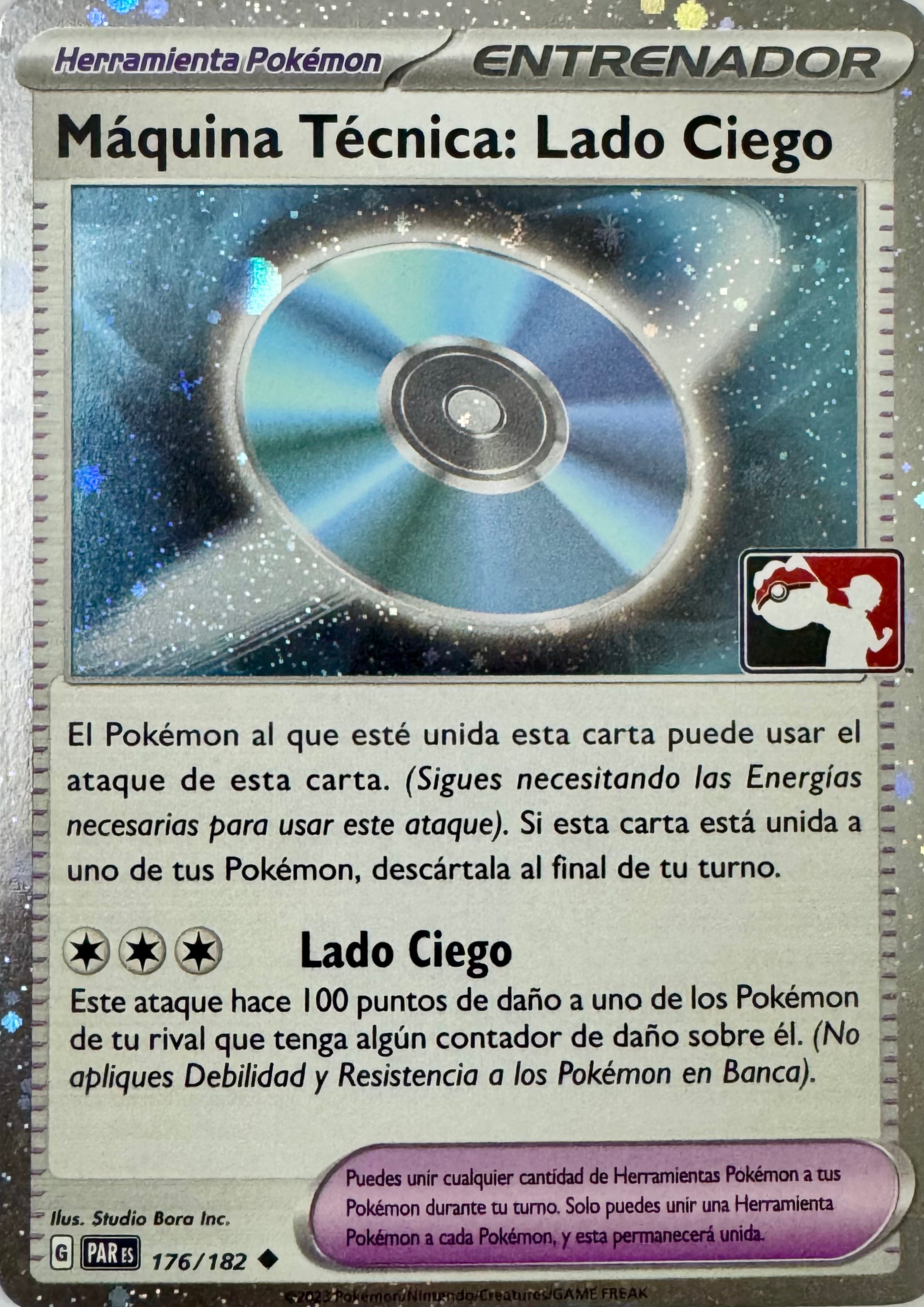 Pokémon Tcg Máquina Técnica: Lado Ciego 176/182 Cosmos Holo (League)Español