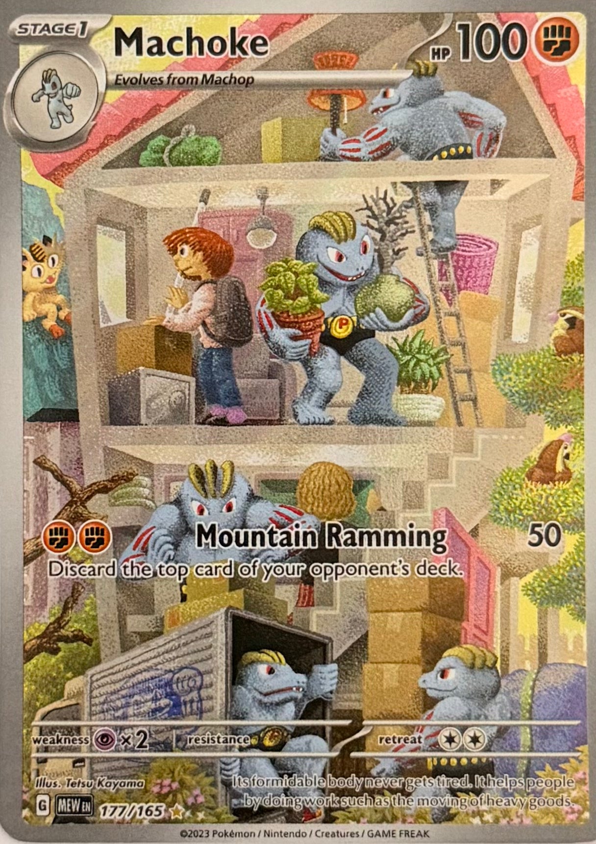 Pokemon Tcg Machoke 177/165